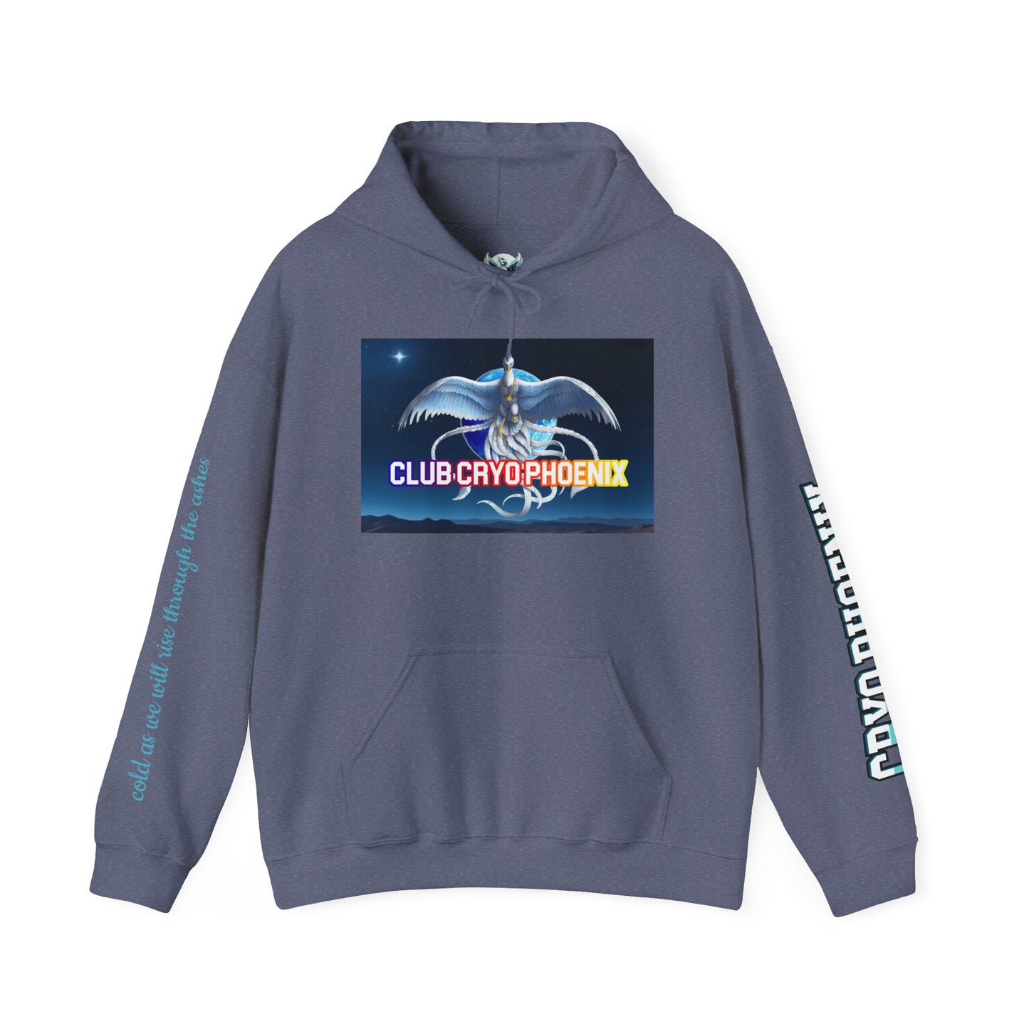 Phoenix Club Unisex Heavy Blend™ Hoodie - Eye-Catching Graphic Sweatshirt for Cozy Days