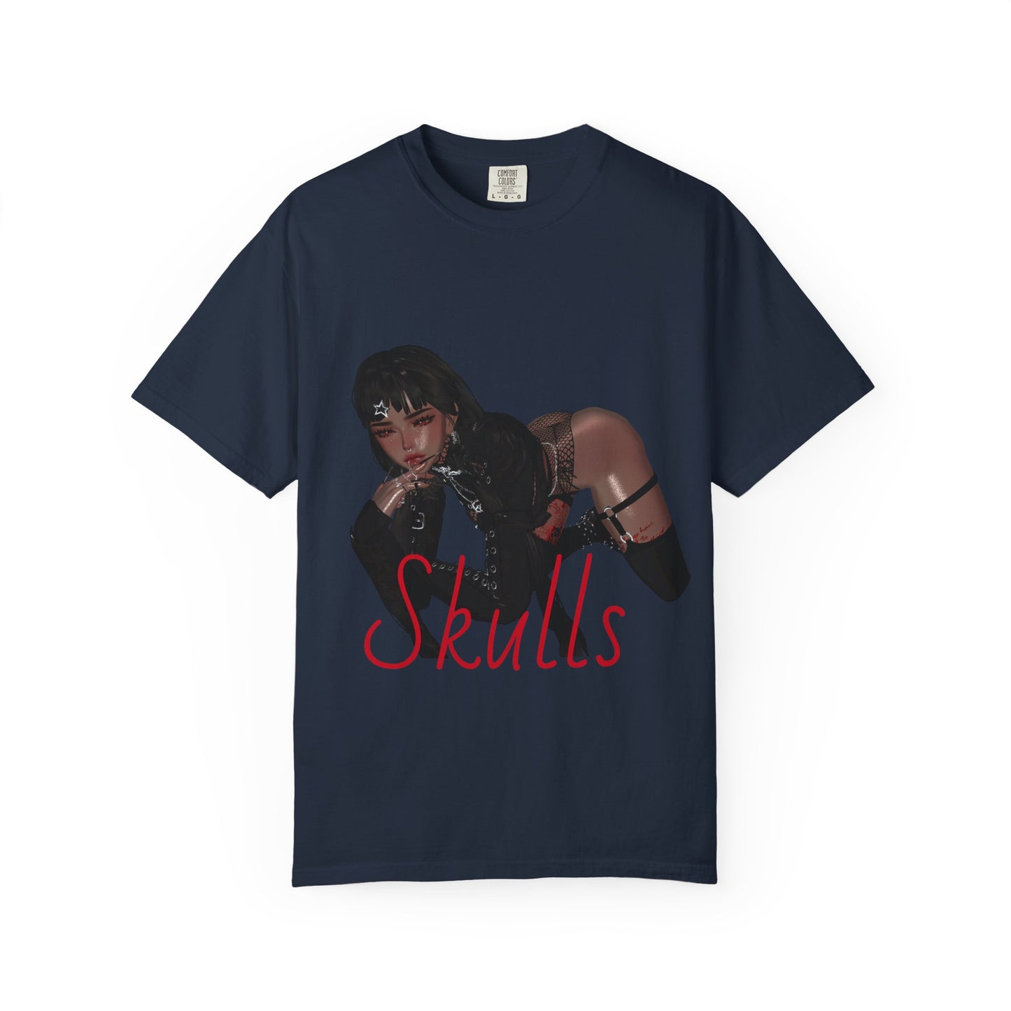 Copy of Edgy Graphic Tee - 'Skulls' with Bold Text for Alternative Fashion Lovers
