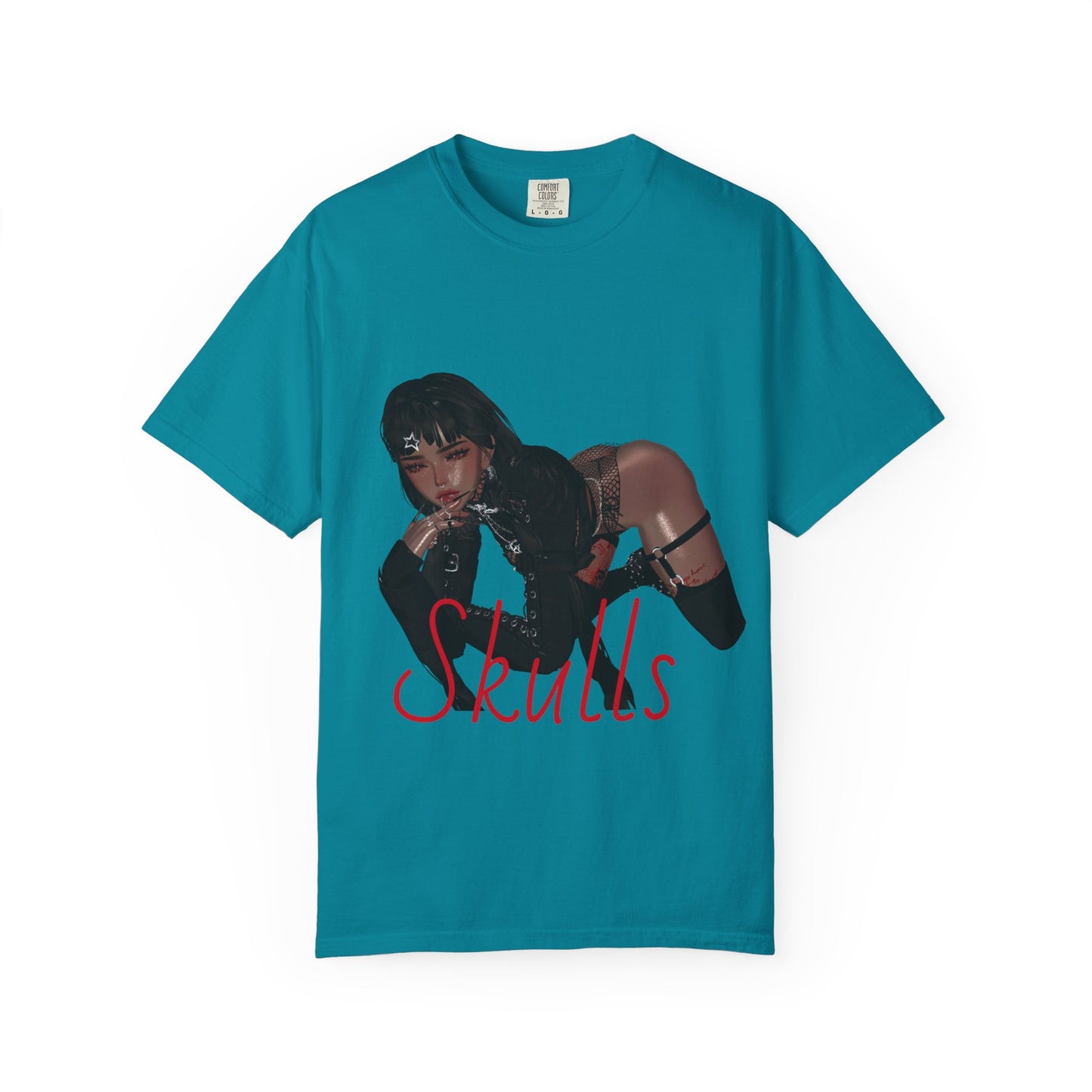 Copy of Edgy Graphic Tee - 'Skulls' with Bold Text for Alternative Fashion Lovers