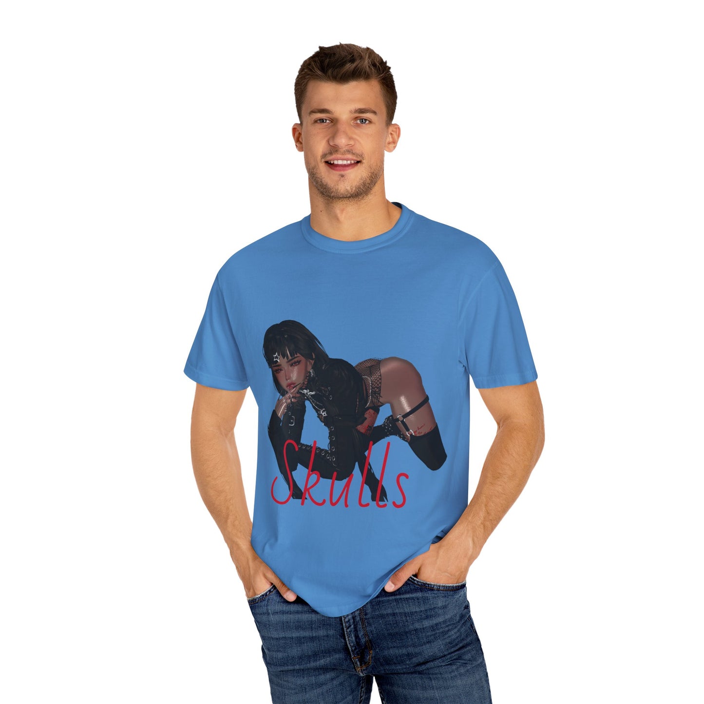 Copy of Edgy Graphic Tee - 'Skulls' with Bold Text for Alternative Fashion Lovers