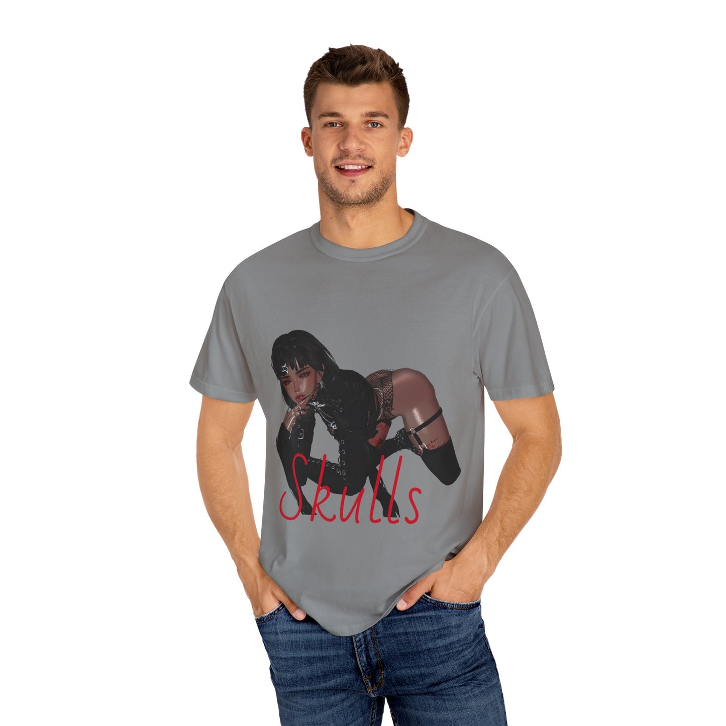 Copy of Edgy Graphic Tee - 'Skulls' with Bold Text for Alternative Fashion Lovers