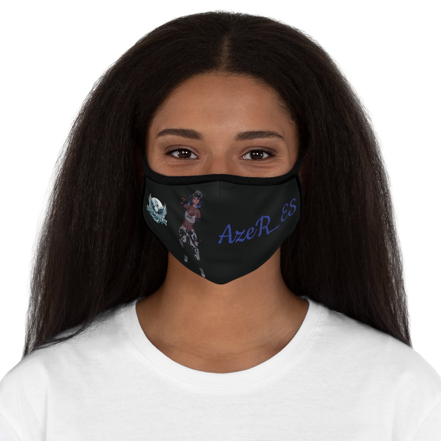 Custom Fitted Face Mask - Unique Graphic Design with 'AxeR_ES'