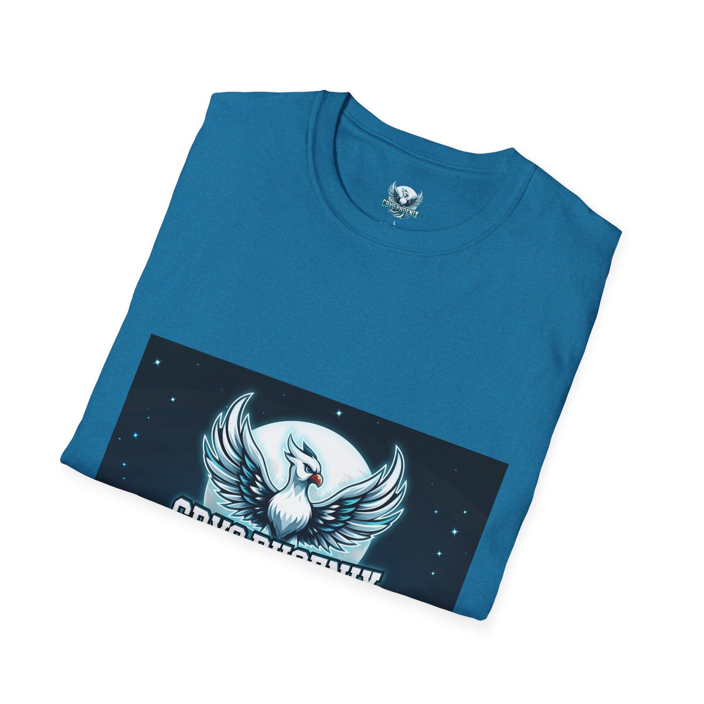 Cryo Phoenix Unisex Softstyle T-Shirt - Cool Graphic Tee for Men & Women