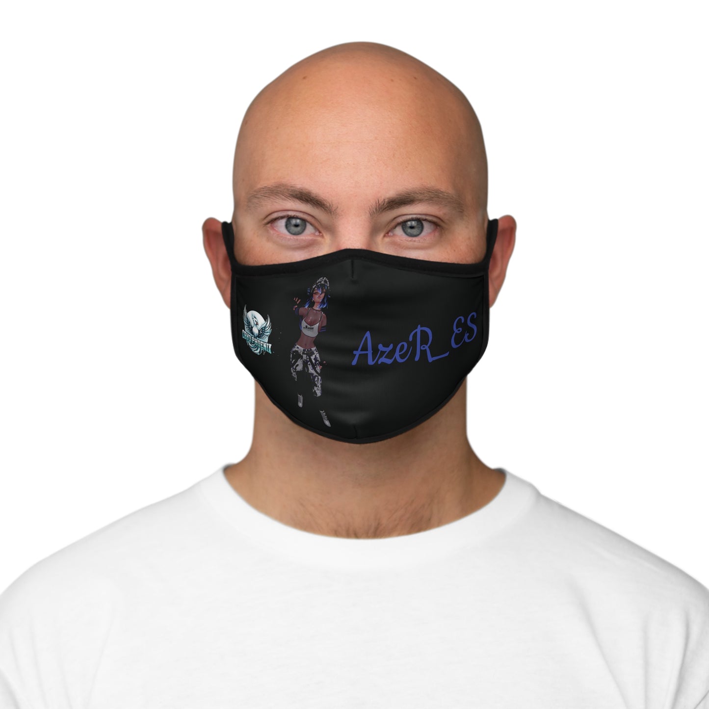 Custom Fitted Face Mask - Unique Graphic Design with 'AxeR_ES'