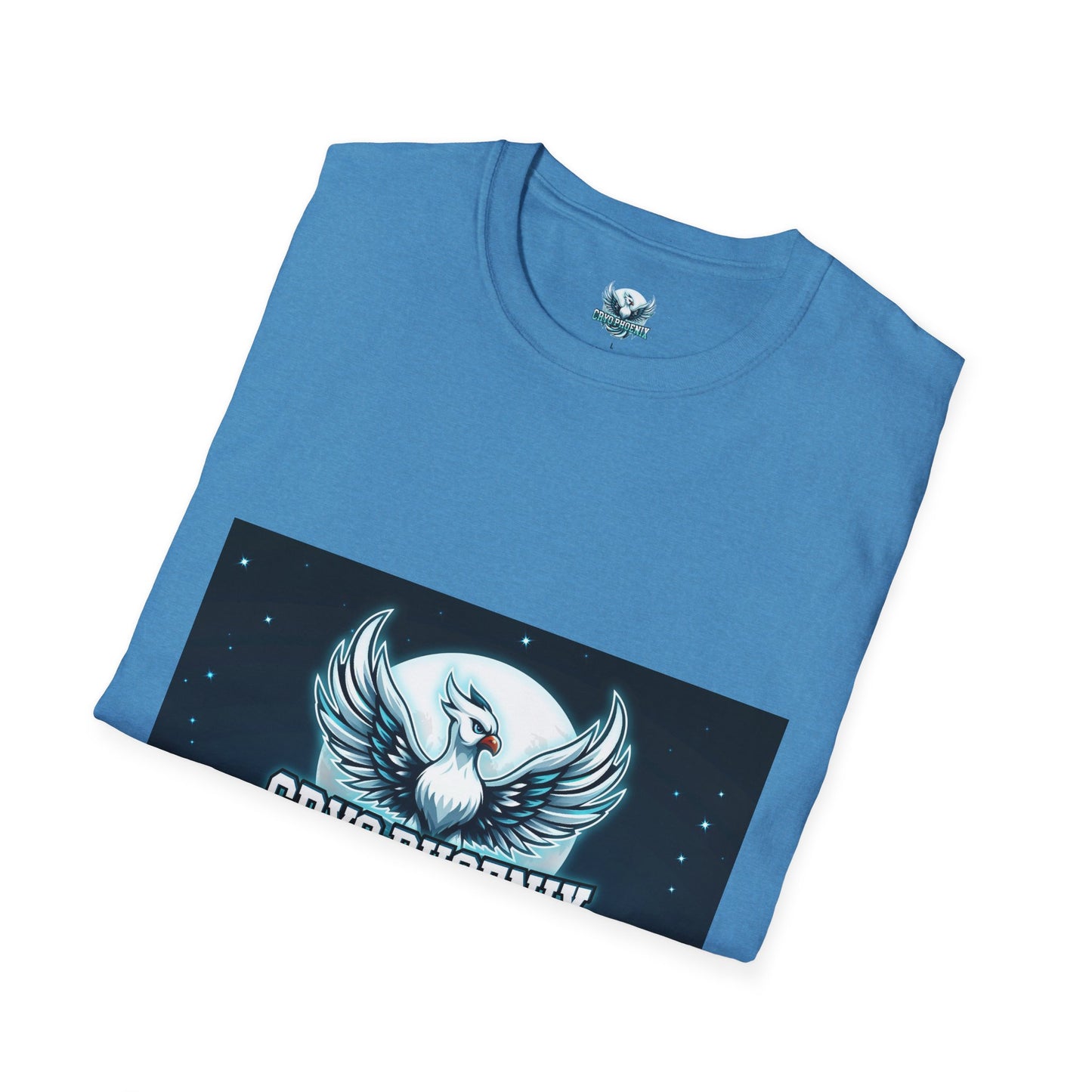 Cryo Phoenix Unisex Softstyle T-Shirt - Cool Graphic Tee for Men & Women