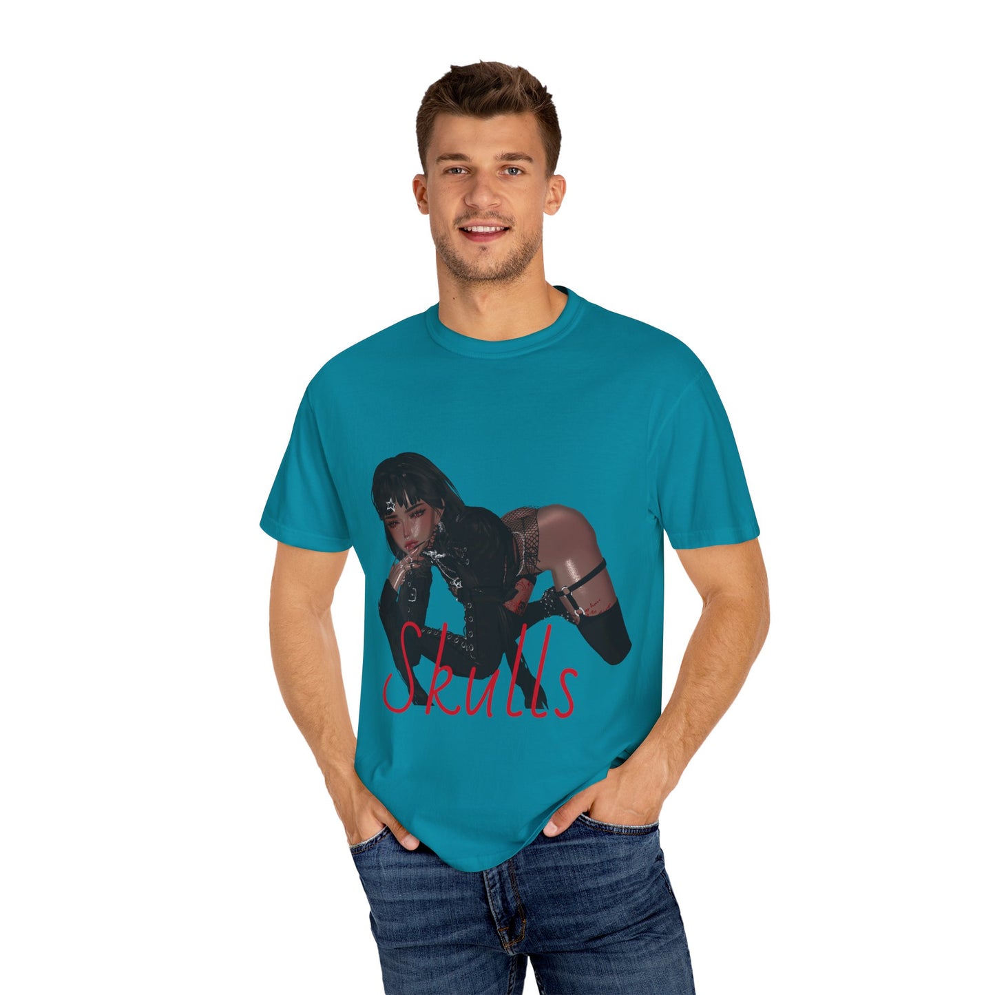 Copy of Edgy Graphic Tee - 'Skulls' with Bold Text for Alternative Fashion Lovers