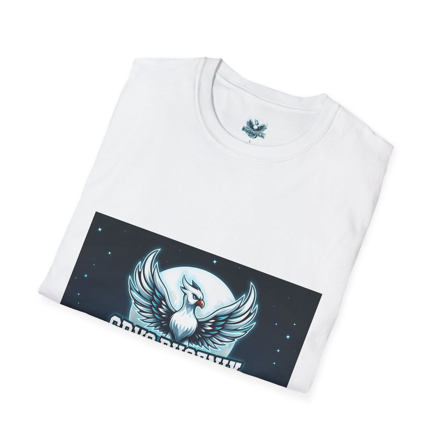 Cryo Phoenix Unisex Softstyle T-Shirt - Cool Graphic Tee for Men & Women