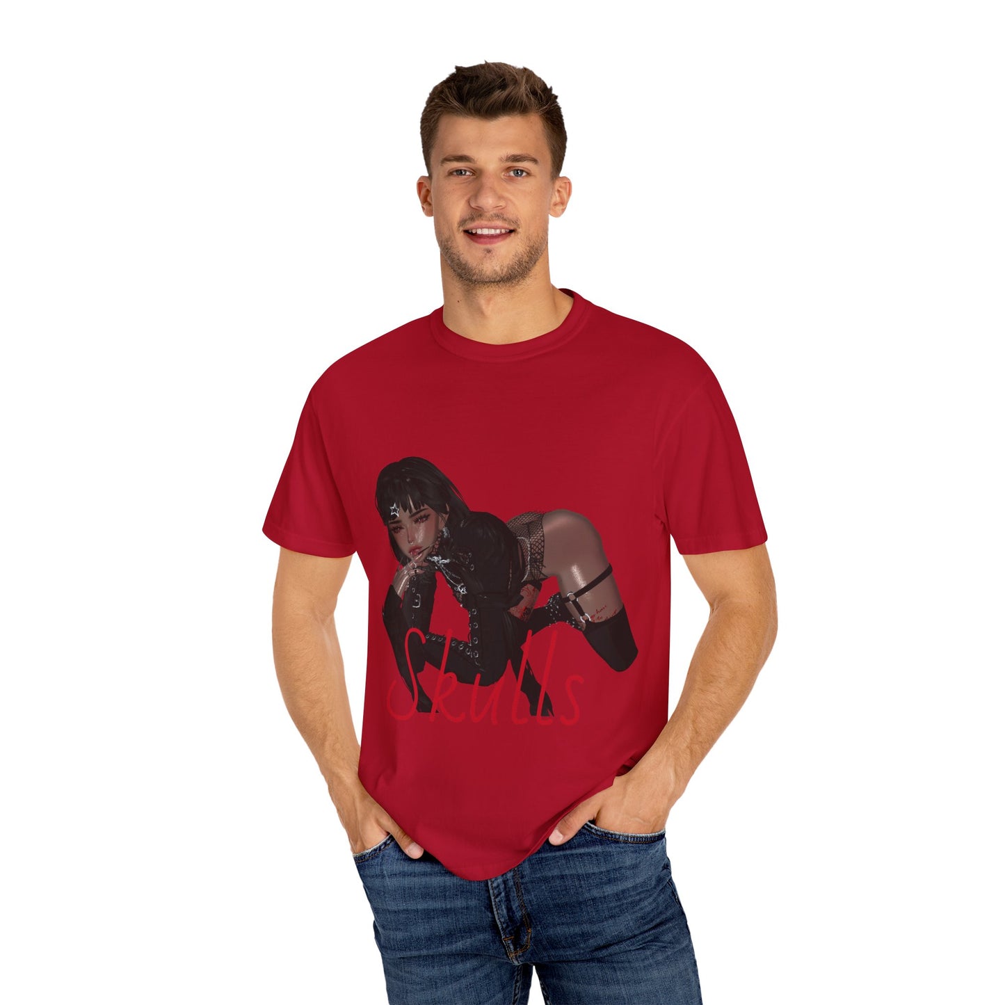 Copy of Edgy Graphic Tee - 'Skulls' with Bold Text for Alternative Fashion Lovers