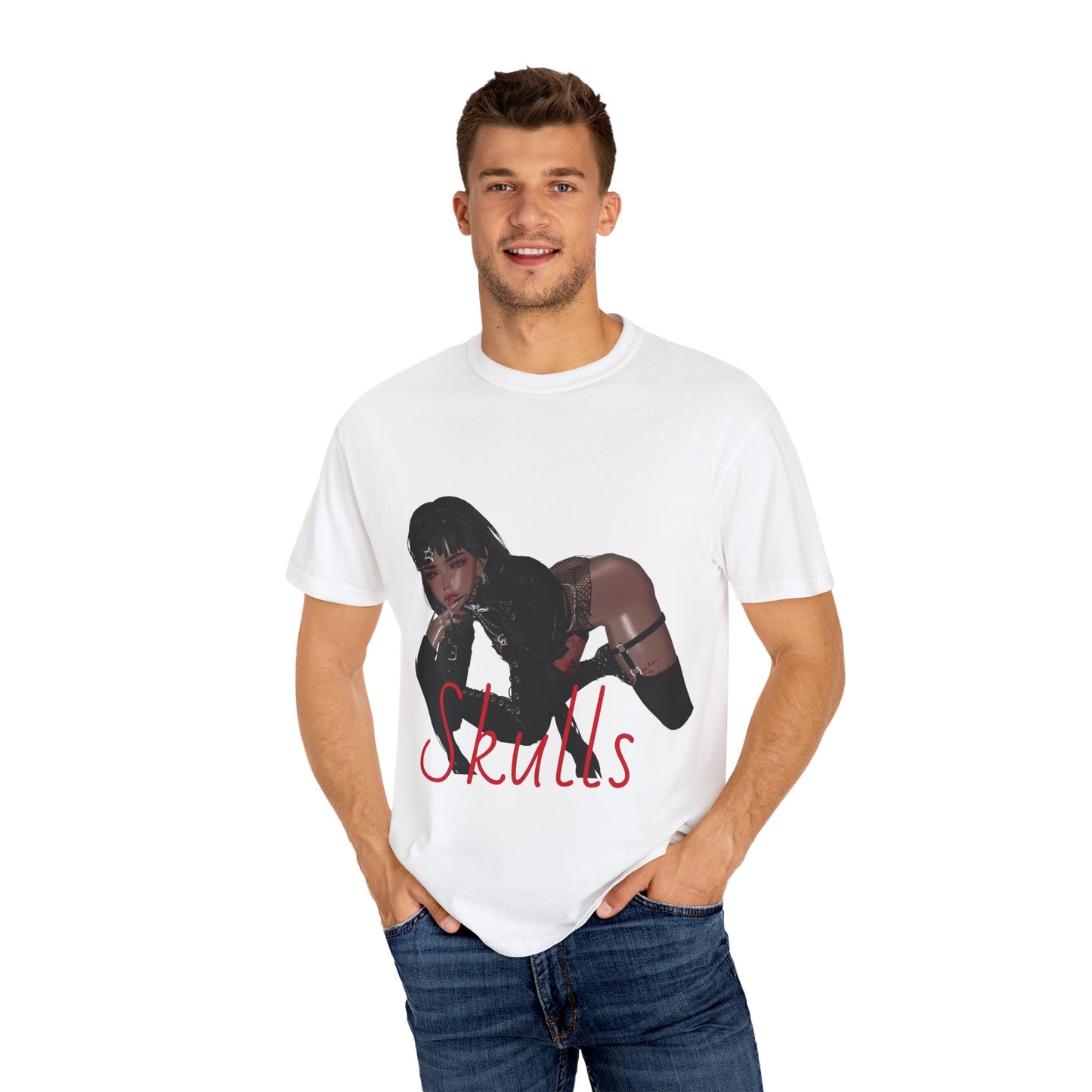 Copy of Edgy Graphic Tee - 'Skulls' with Bold Text for Alternative Fashion Lovers
