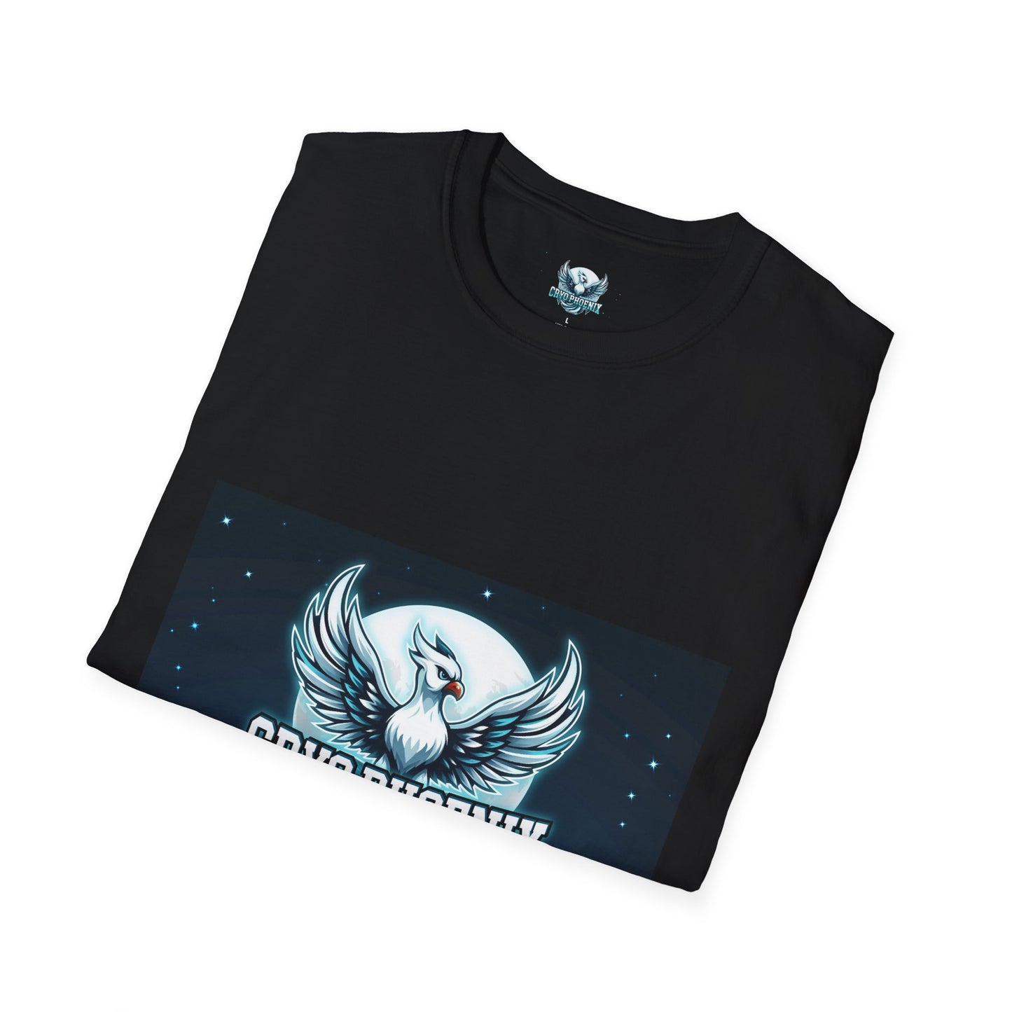 Cryo Phoenix Unisex Softstyle T-Shirt - Cool Graphic Tee for Men & Women