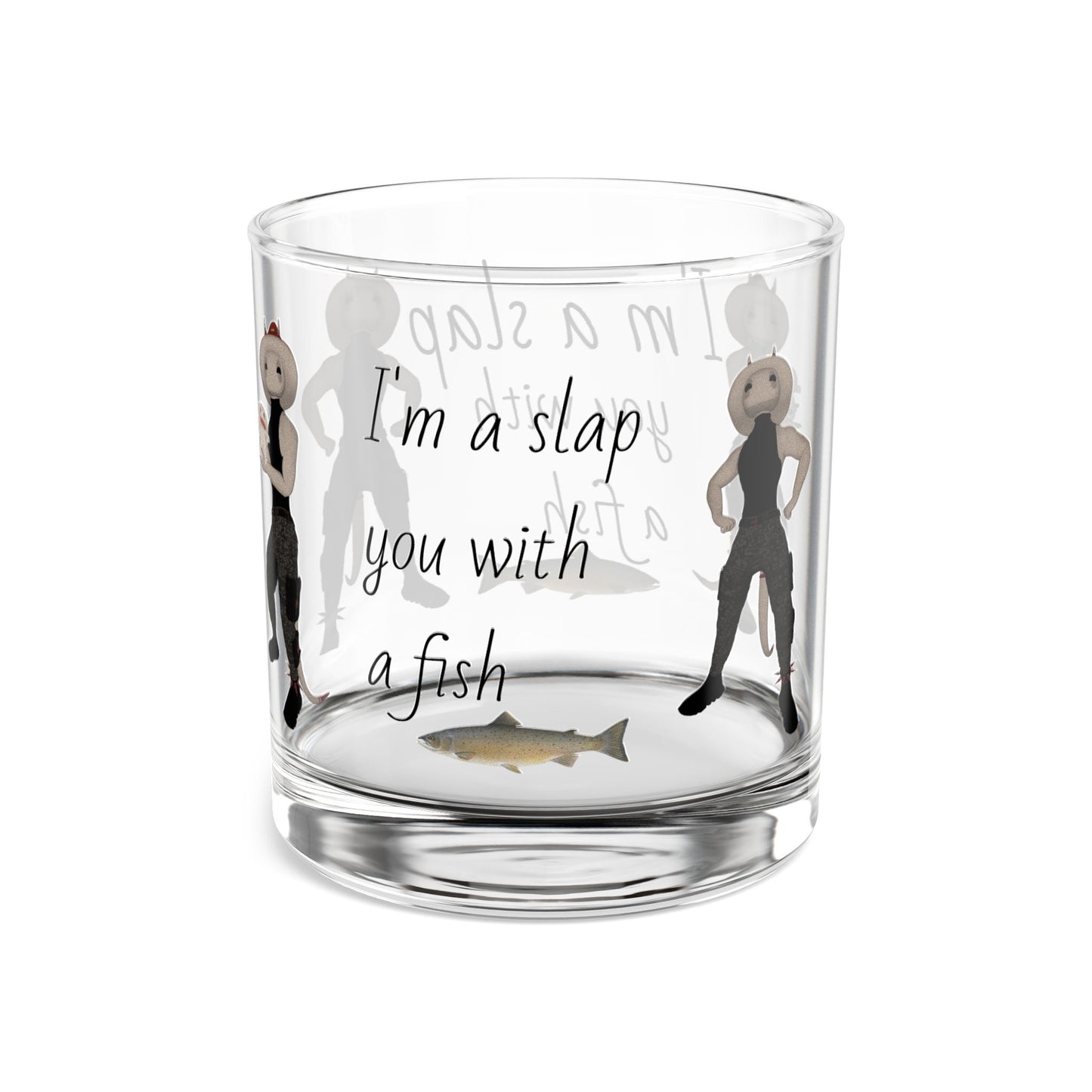 Vib 10oz Rocks Glass - Humorous Quotes & Whimsical Characters