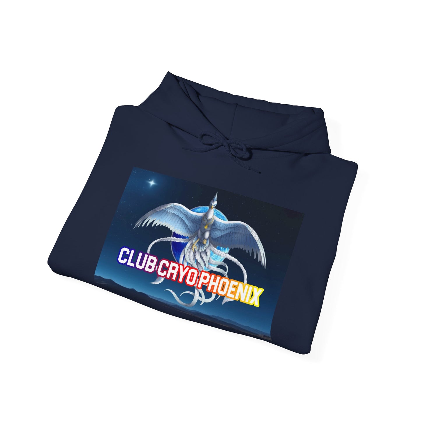 Phoenix Club Unisex Heavy Blend™ Hoodie - Eye-Catching Graphic Sweatshirt for Cozy Days