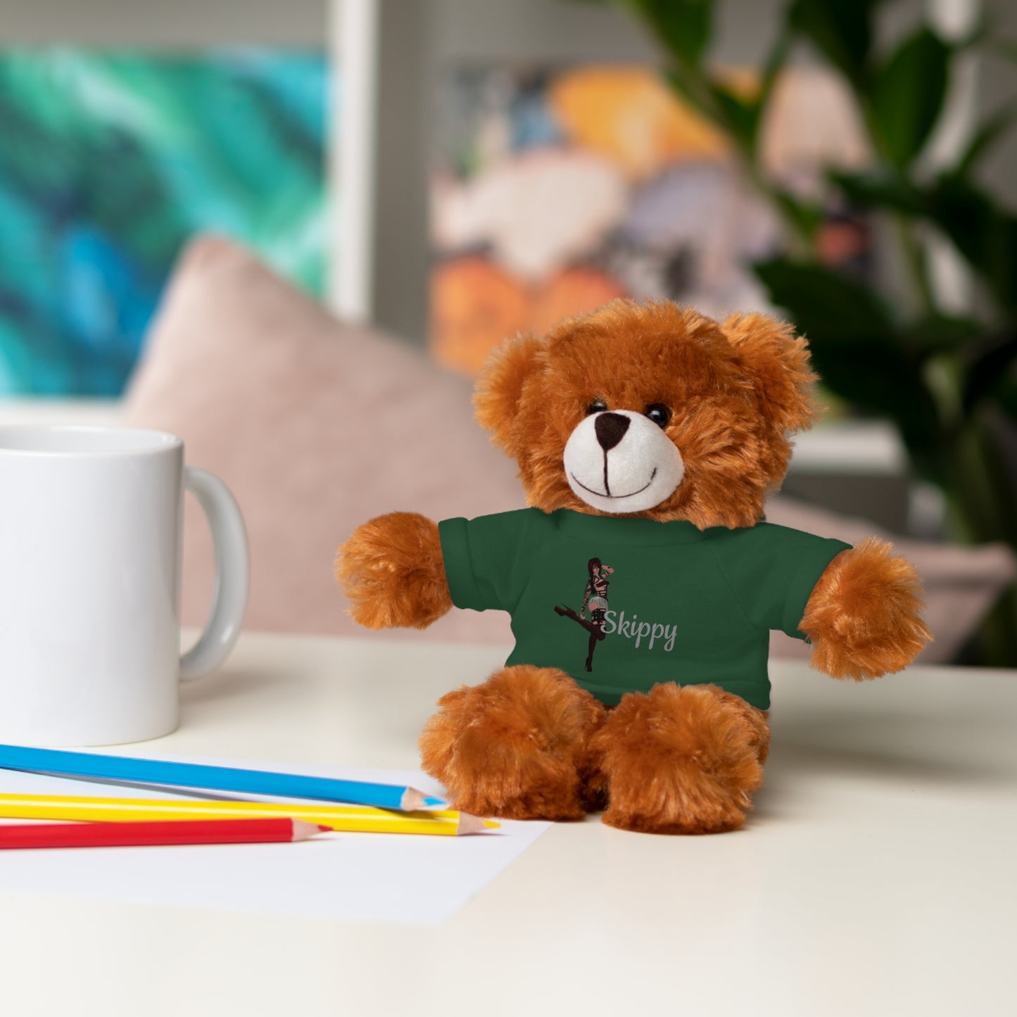 Skippy Dancing Bear Stuffed Animal with Tee