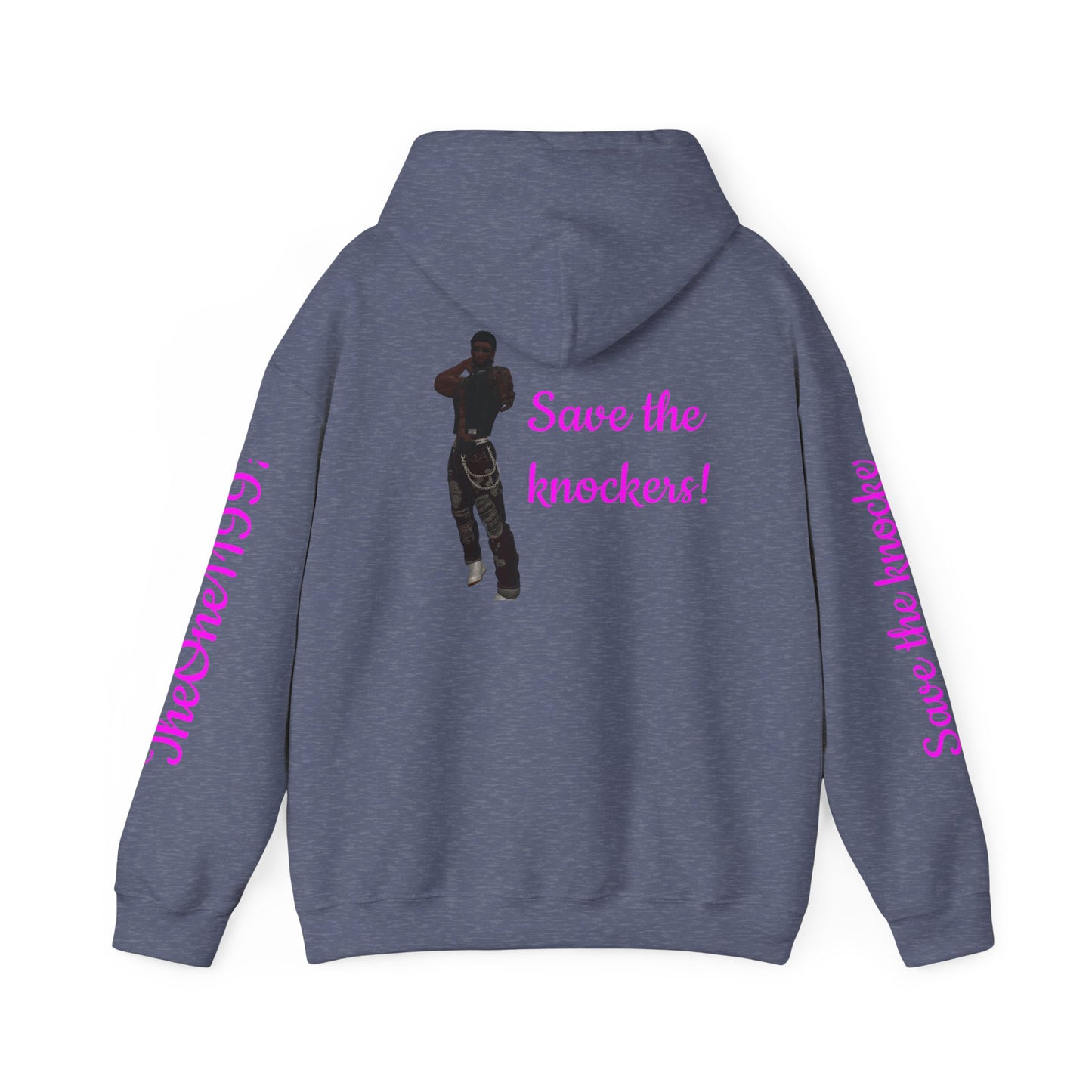 Unisex Heavy Blend™ Hooded Sweatshirt - Save the Knockers Graphic Hoodie