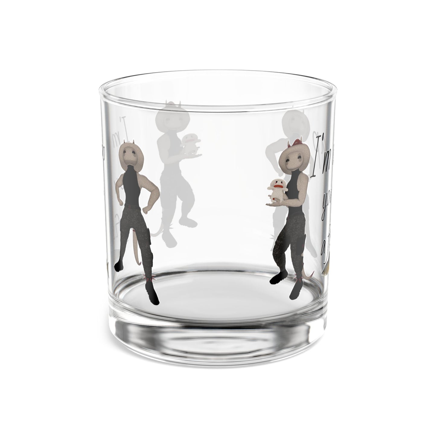 Vib 10oz Rocks Glass - Humorous Quotes & Whimsical Characters