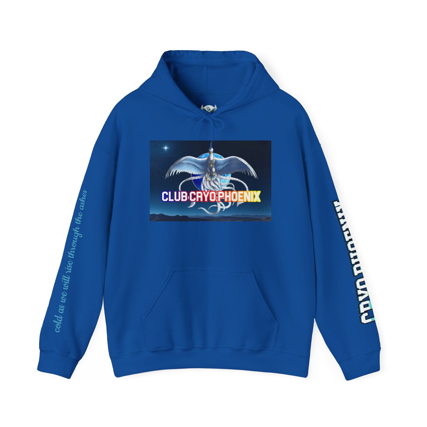 Phoenix Club Unisex Heavy Blend™ Hoodie - Eye-Catching Graphic Sweatshirt for Cozy Days