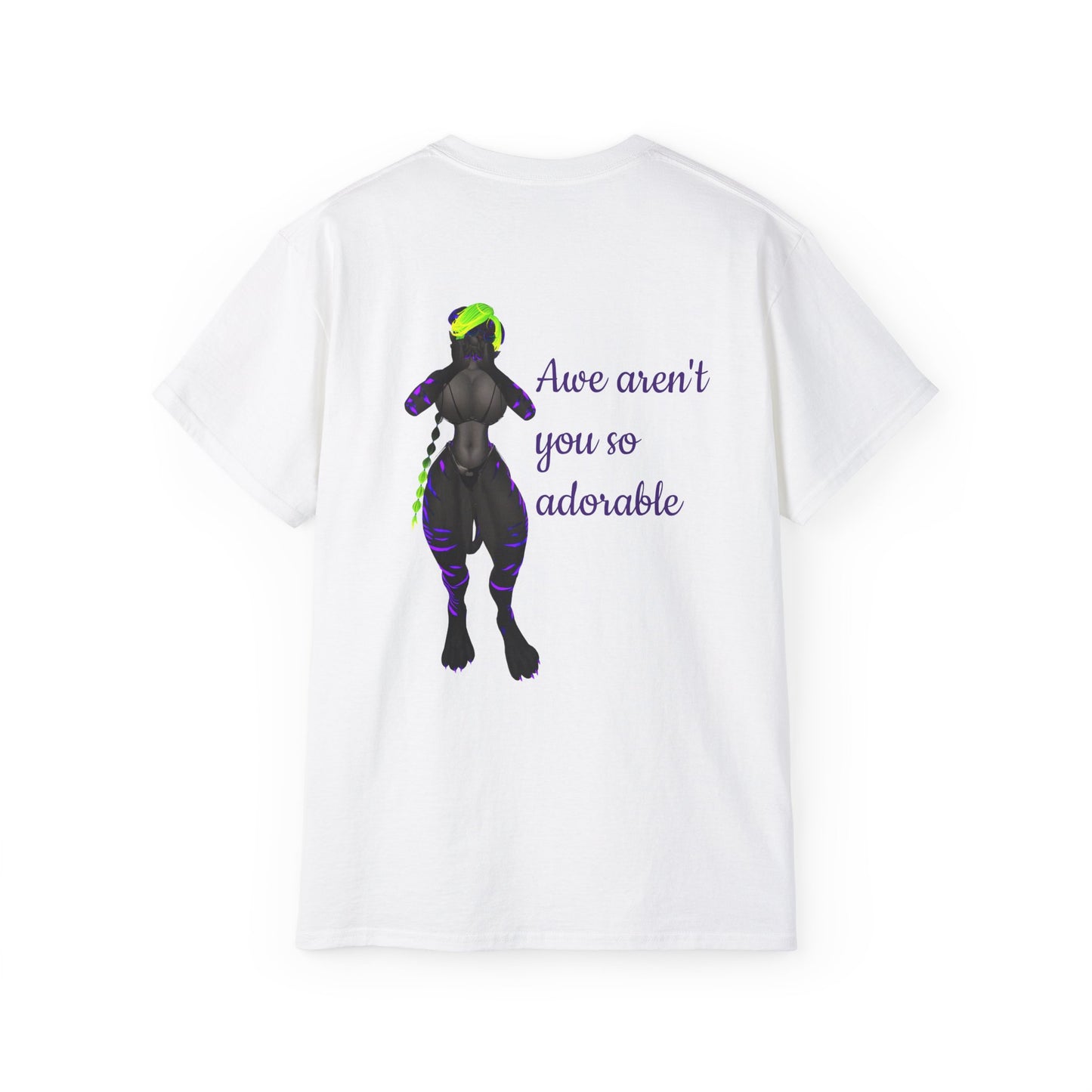 Aesthetic Cat-Themed Unisex Ultra Cotton Tee - Aerith Graphic Shirt