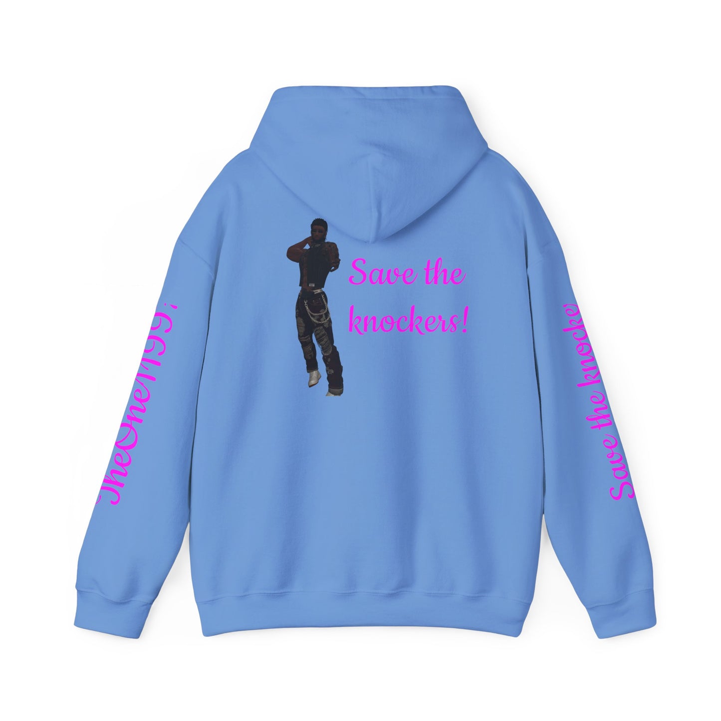 Unisex Heavy Blend™ Hooded Sweatshirt - Save the Knockers Graphic Hoodie