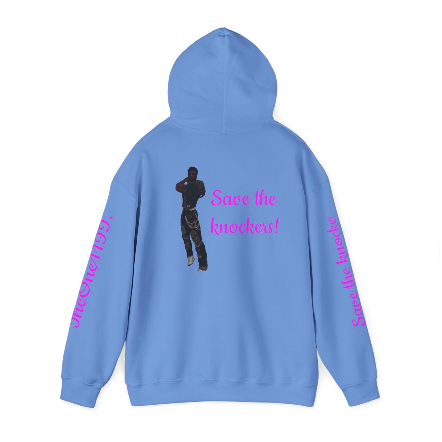 Unisex Heavy Blend™ Hooded Sweatshirt - Save the Knockers Graphic Hoodie