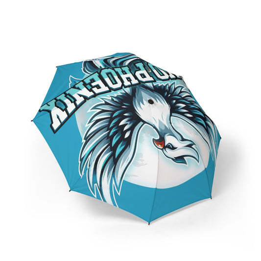 Phoenix Design Semi-Automatic Foldable Umbrella - Stylish Windproof Rain Gear