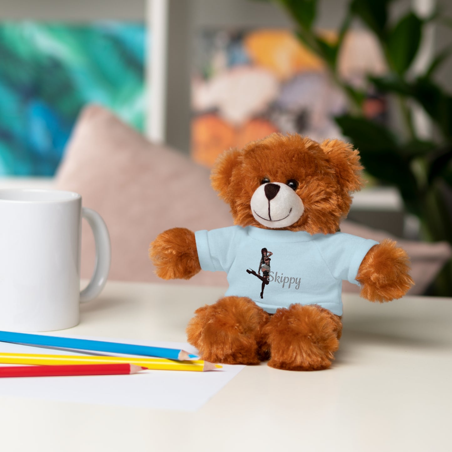 Skippy Dancing Bear Stuffed Animal with Tee