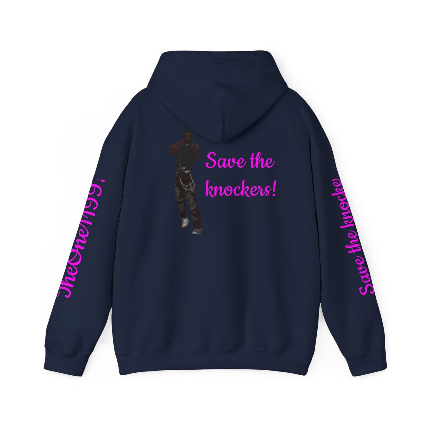 Unisex Heavy Blend™ Hooded Sweatshirt - Save the Knockers Graphic Hoodie