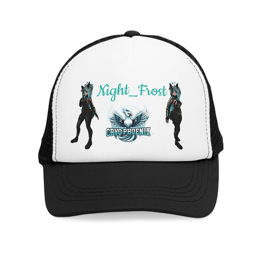 Night Frost Graphic Mesh Cap - Cool Casual Headwear for Fans