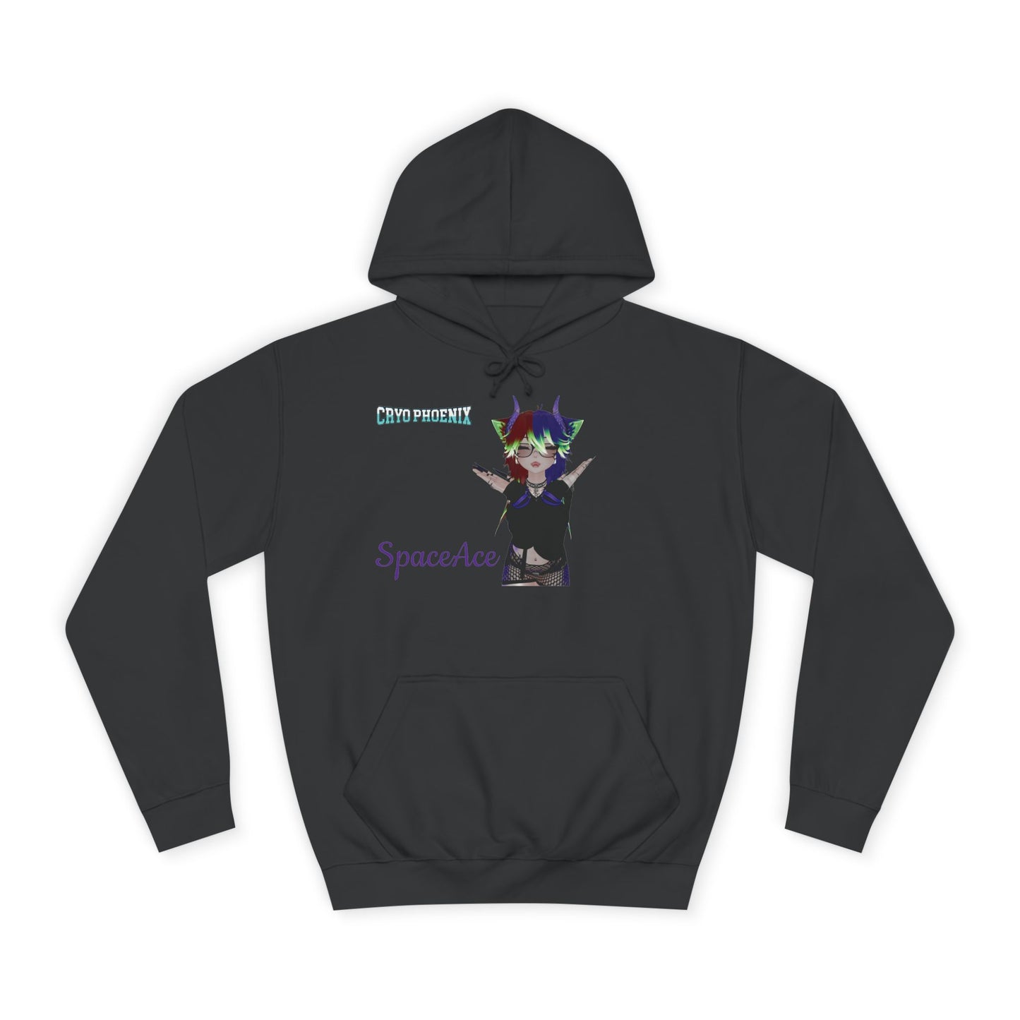 Unisex College Hoodie | SpaceAce & It's Taco Time Design