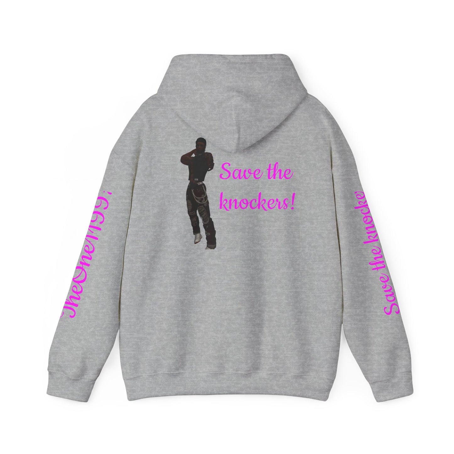 Unisex Heavy Blend™ Hooded Sweatshirt - Save the Knockers Graphic Hoodie
