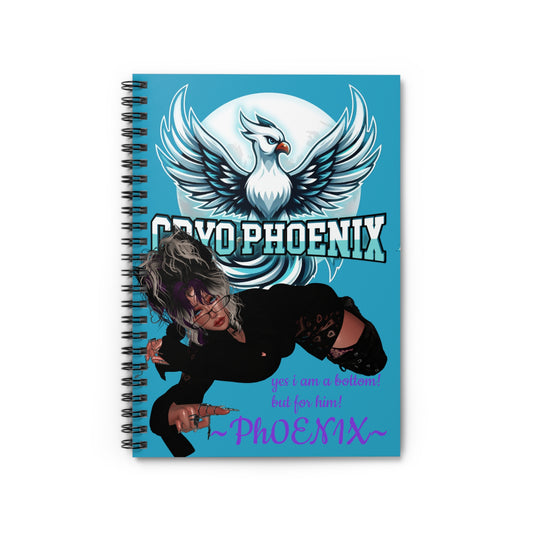 Spiral Notebook - Phoenix Vibes with Empowering Quotes