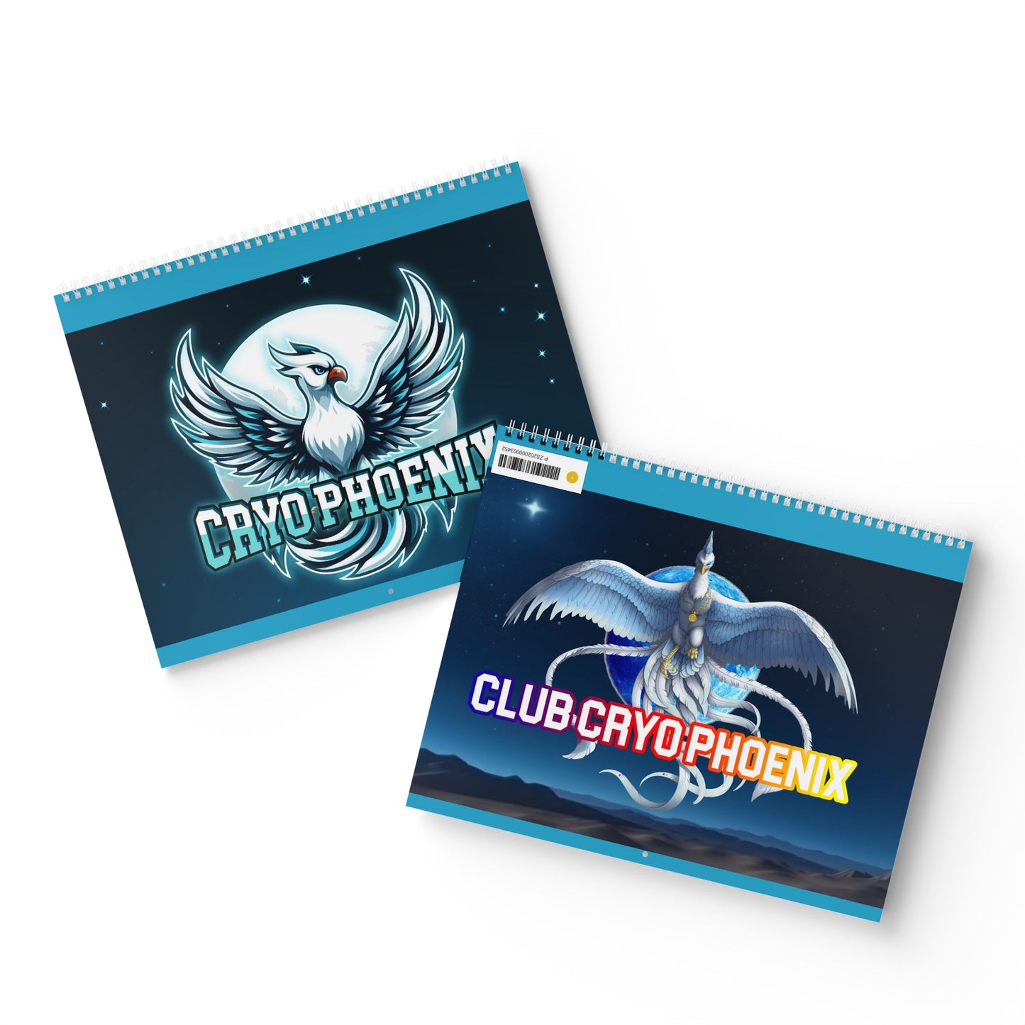 Cryo phoenix Calendar 2025 - Monthly Calendar with Inspirational Designs