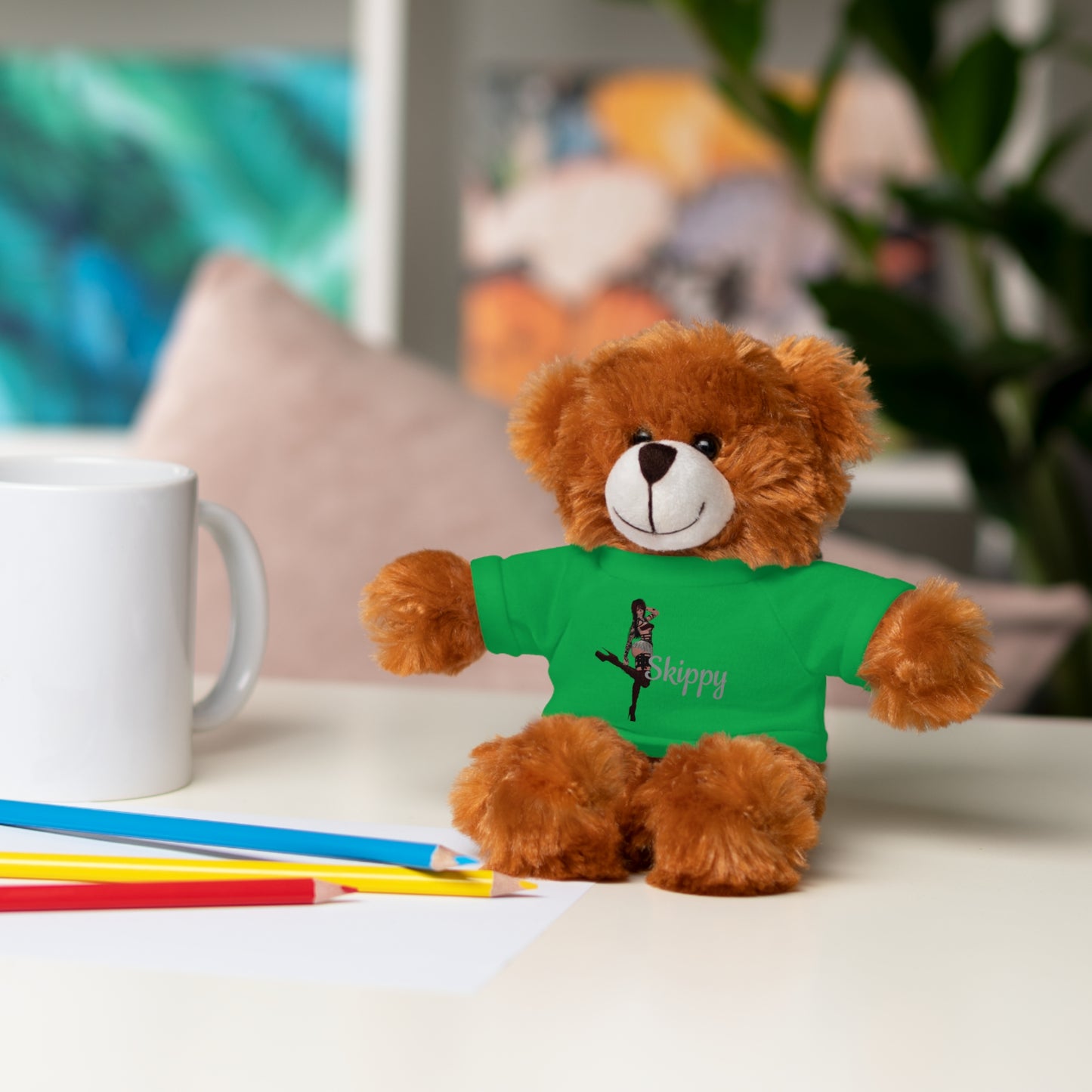 Skippy Dancing Bear Stuffed Animal with Tee