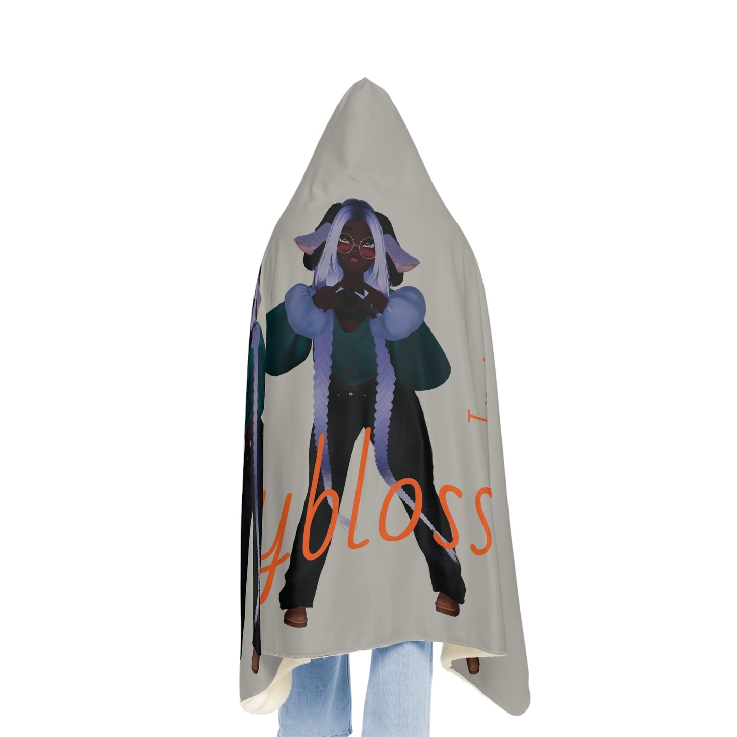 Skyblossom Cozy Snuggle Blanket - 'I'm Just a Girl'