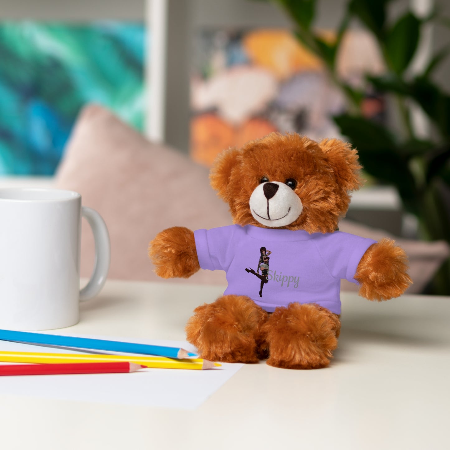 Skippy Dancing Bear Stuffed Animal with Tee