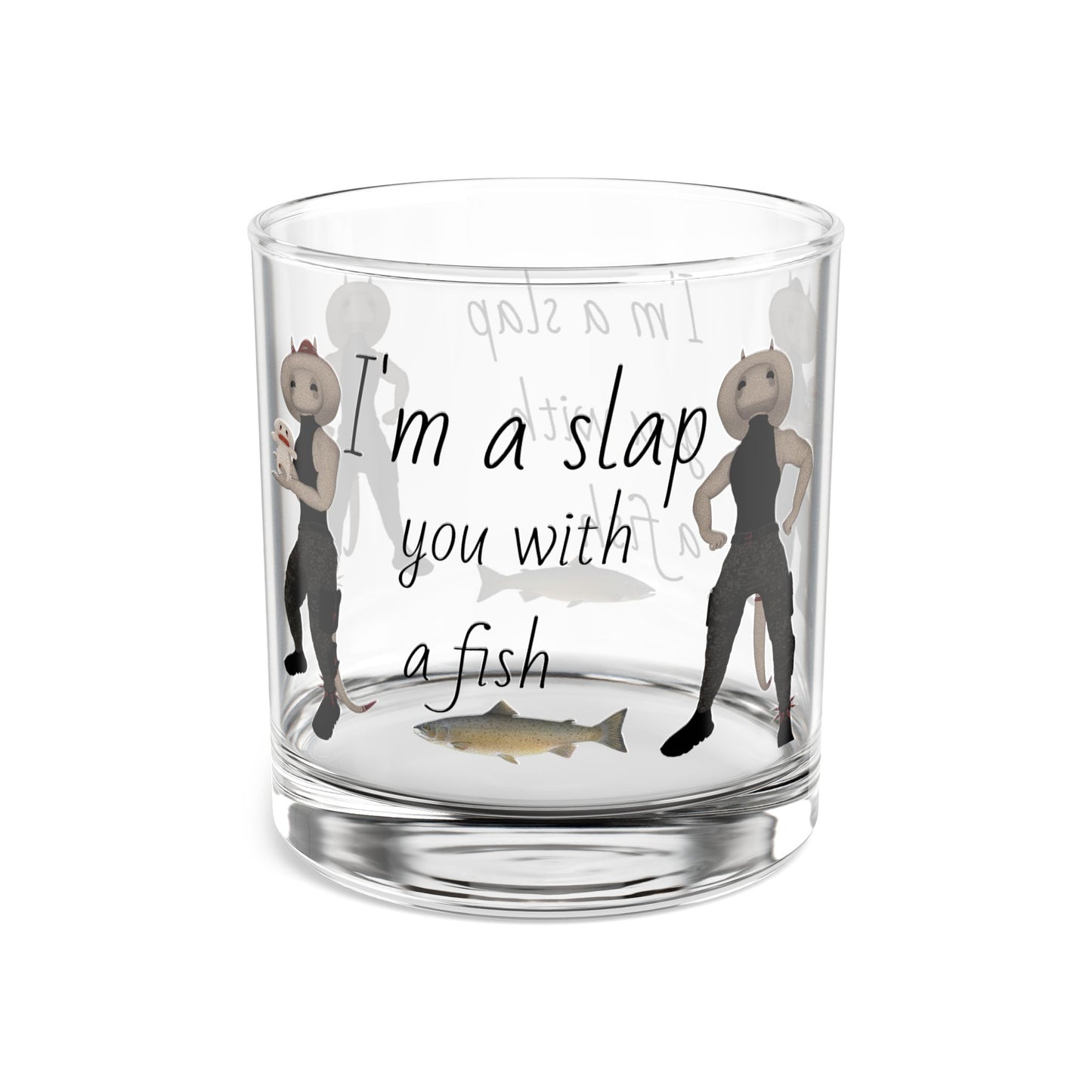 Vib 10oz Rocks Glass - Humorous Quotes & Whimsical Characters