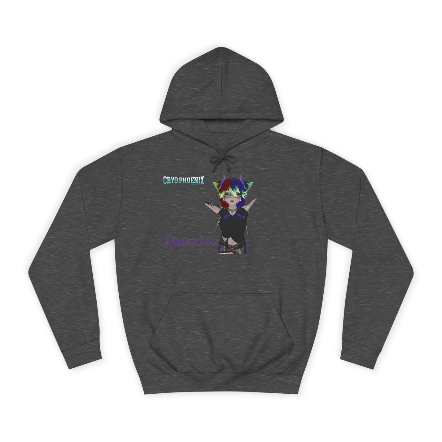 Unisex College Hoodie | SpaceAce & It's Taco Time Design