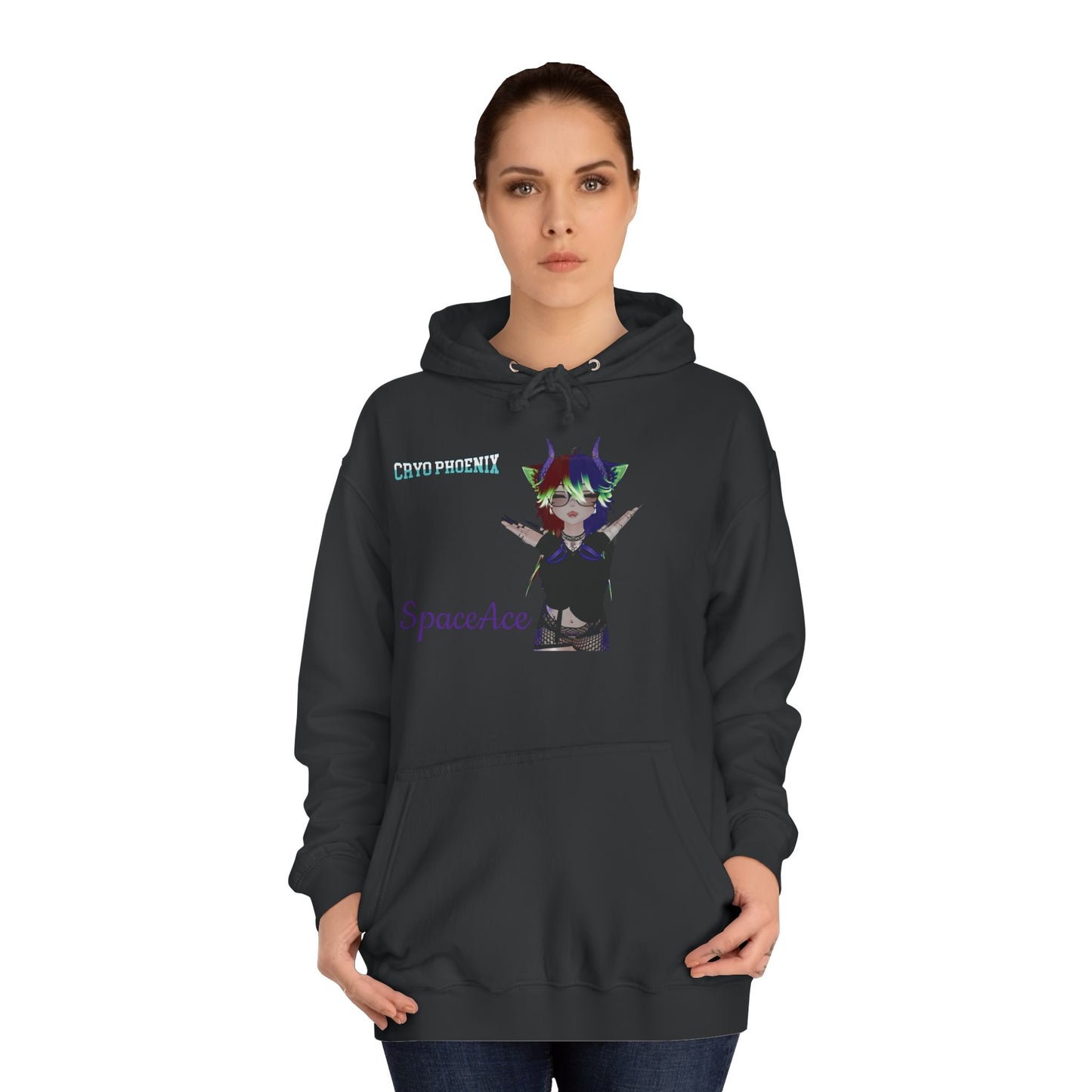 Unisex College Hoodie | SpaceAce & It's Taco Time Design