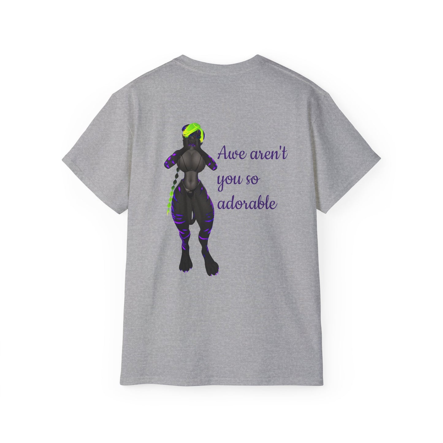 Aesthetic Cat-Themed Unisex Ultra Cotton Tee - Aerith Graphic Shirt