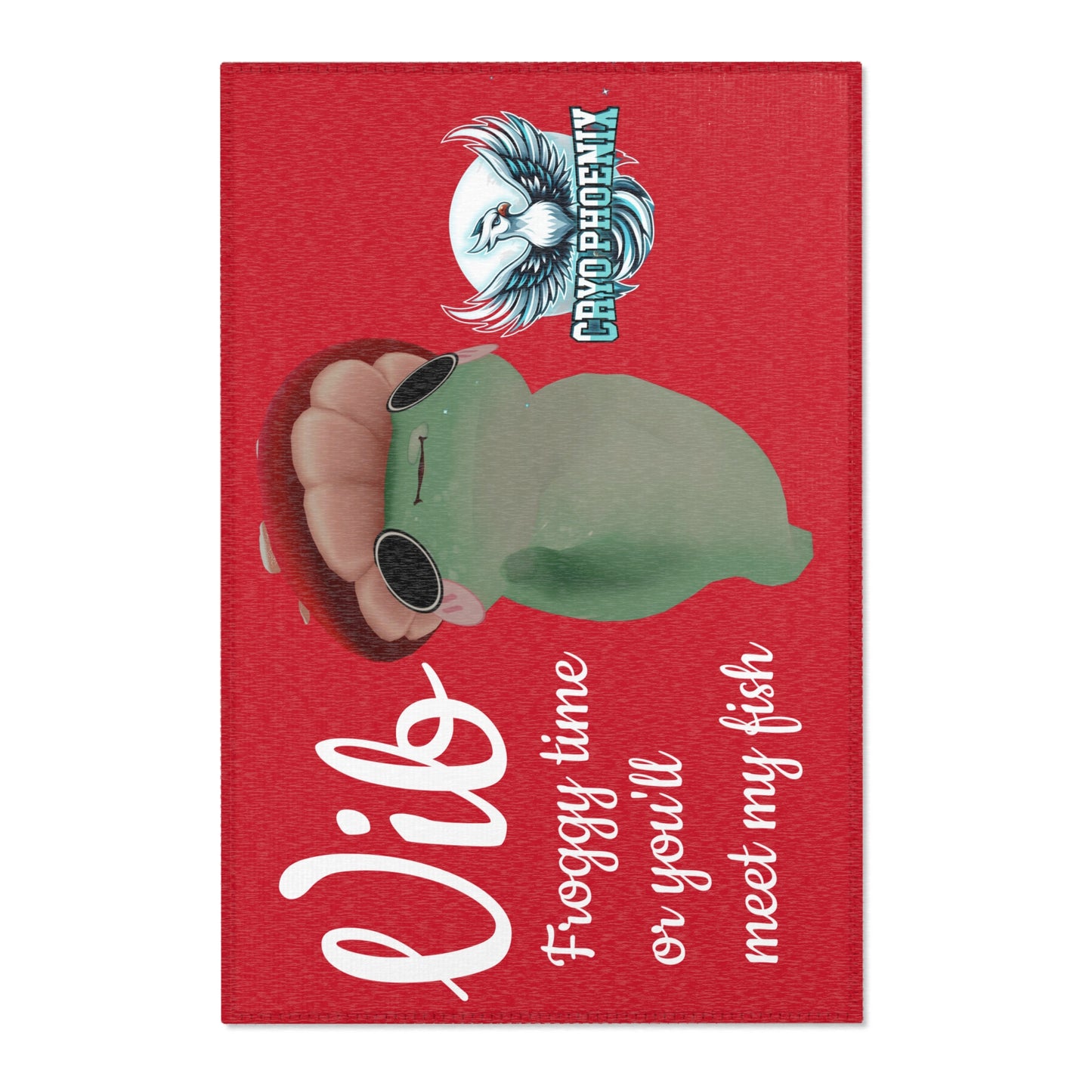 Vib Frog Area Rug - Perfect for Home Decor & Gifts