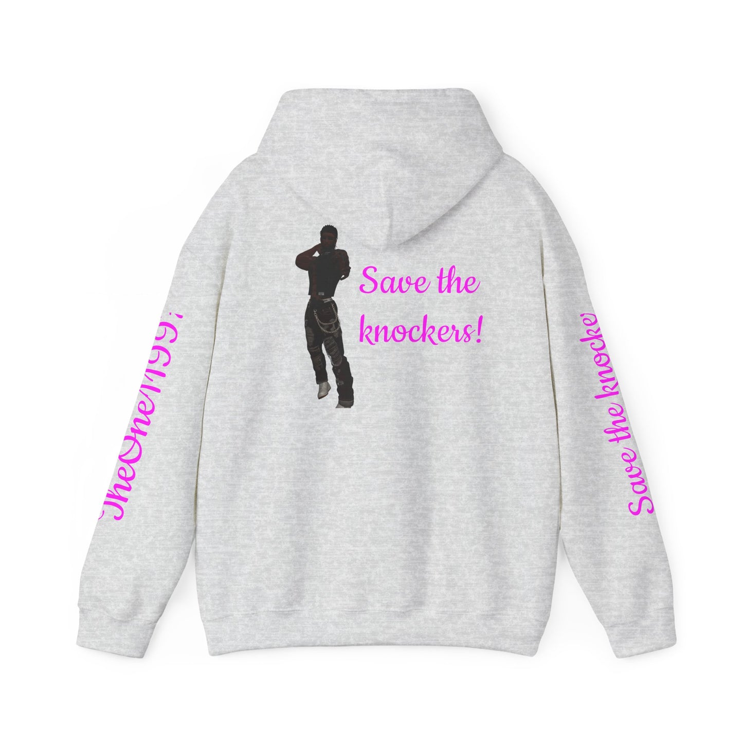 Unisex Heavy Blend™ Hooded Sweatshirt - Save the Knockers Graphic Hoodie