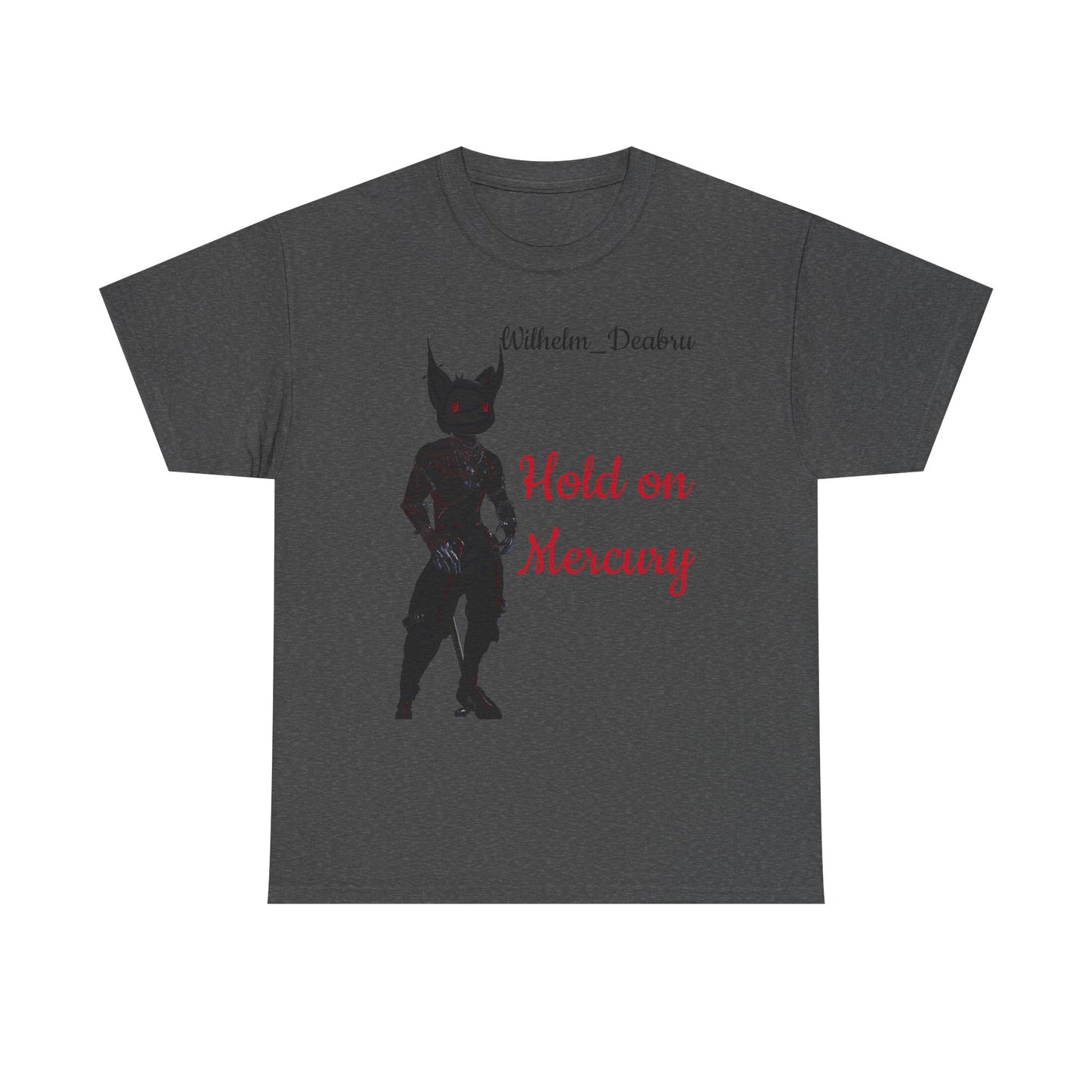 Unisex Heavy Cotton Tee - "Hold on Mercury" & "Cryo Phoenix" Graphic Tee for Fantasy Lovers