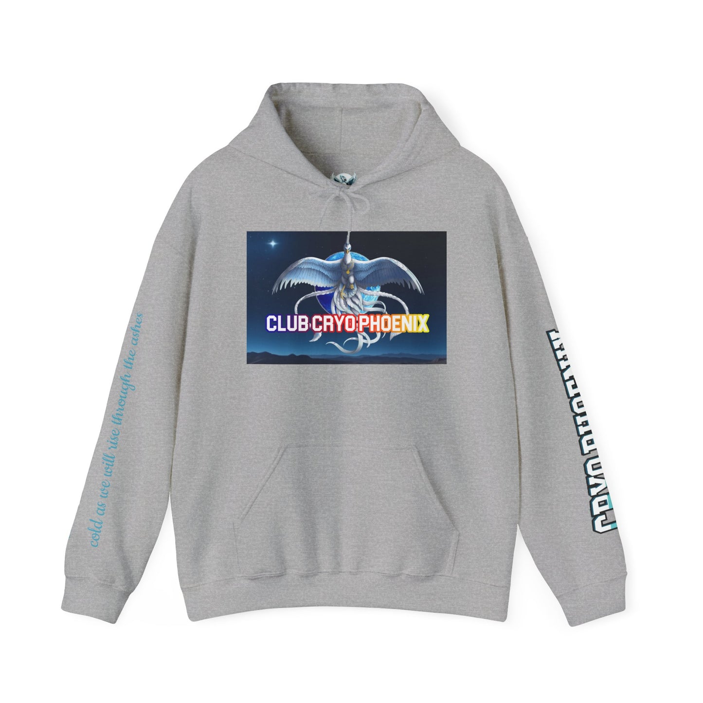 Phoenix Club Unisex Heavy Blend™ Hoodie - Eye-Catching Graphic Sweatshirt for Cozy Days