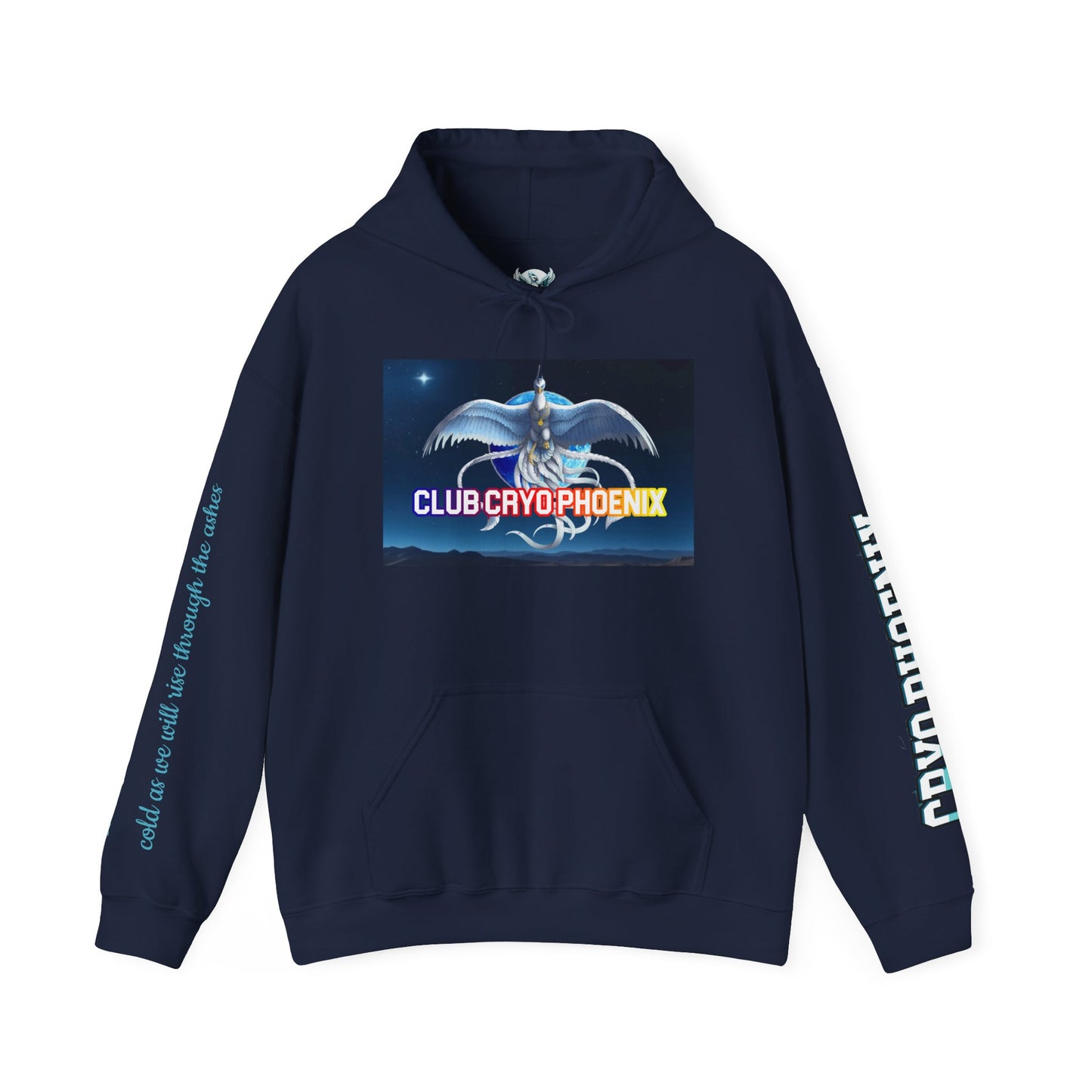 Phoenix Club Unisex Heavy Blend™ Hoodie - Eye-Catching Graphic Sweatshirt for Cozy Days