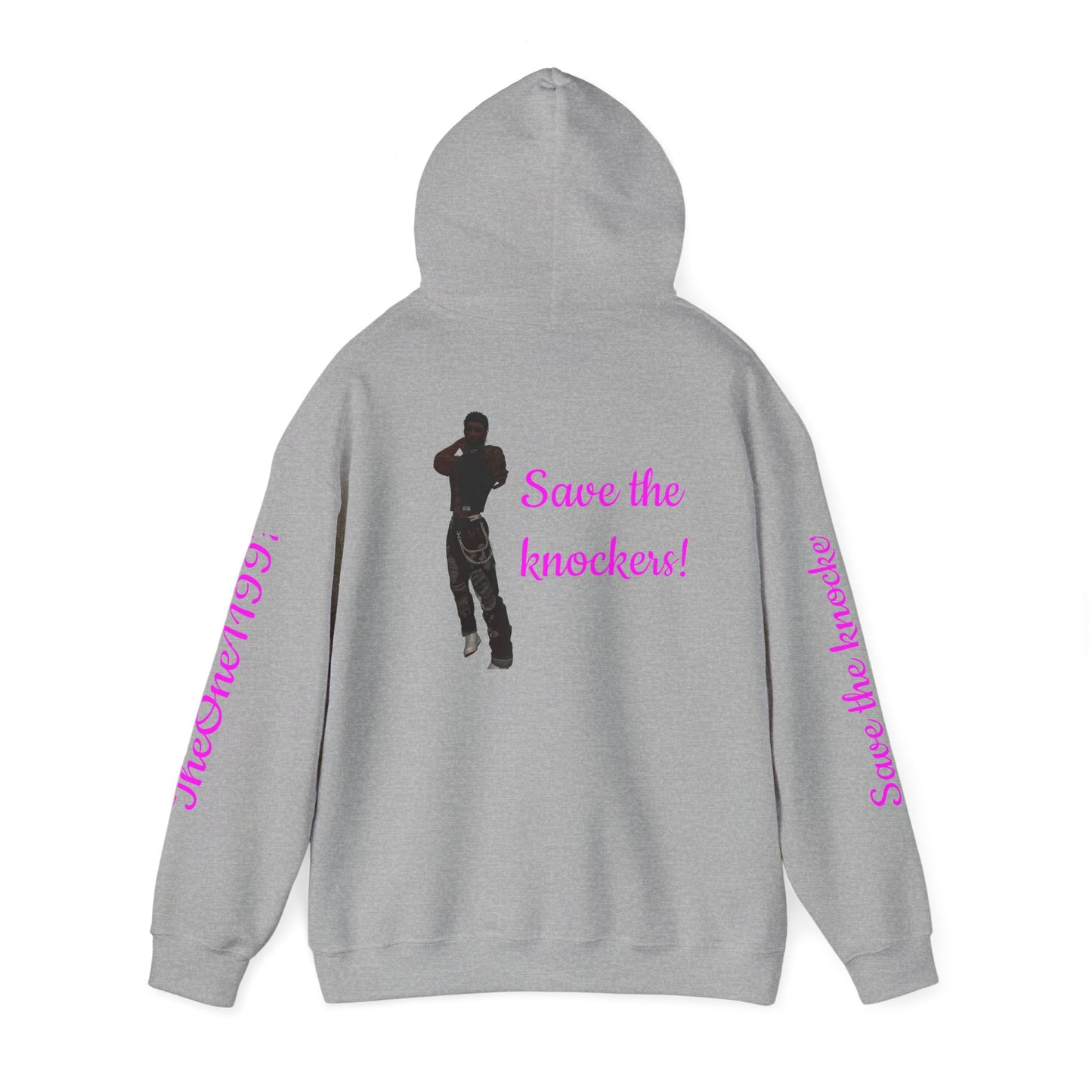 Unisex Heavy Blend™ Hooded Sweatshirt - Save the Knockers Graphic Hoodie