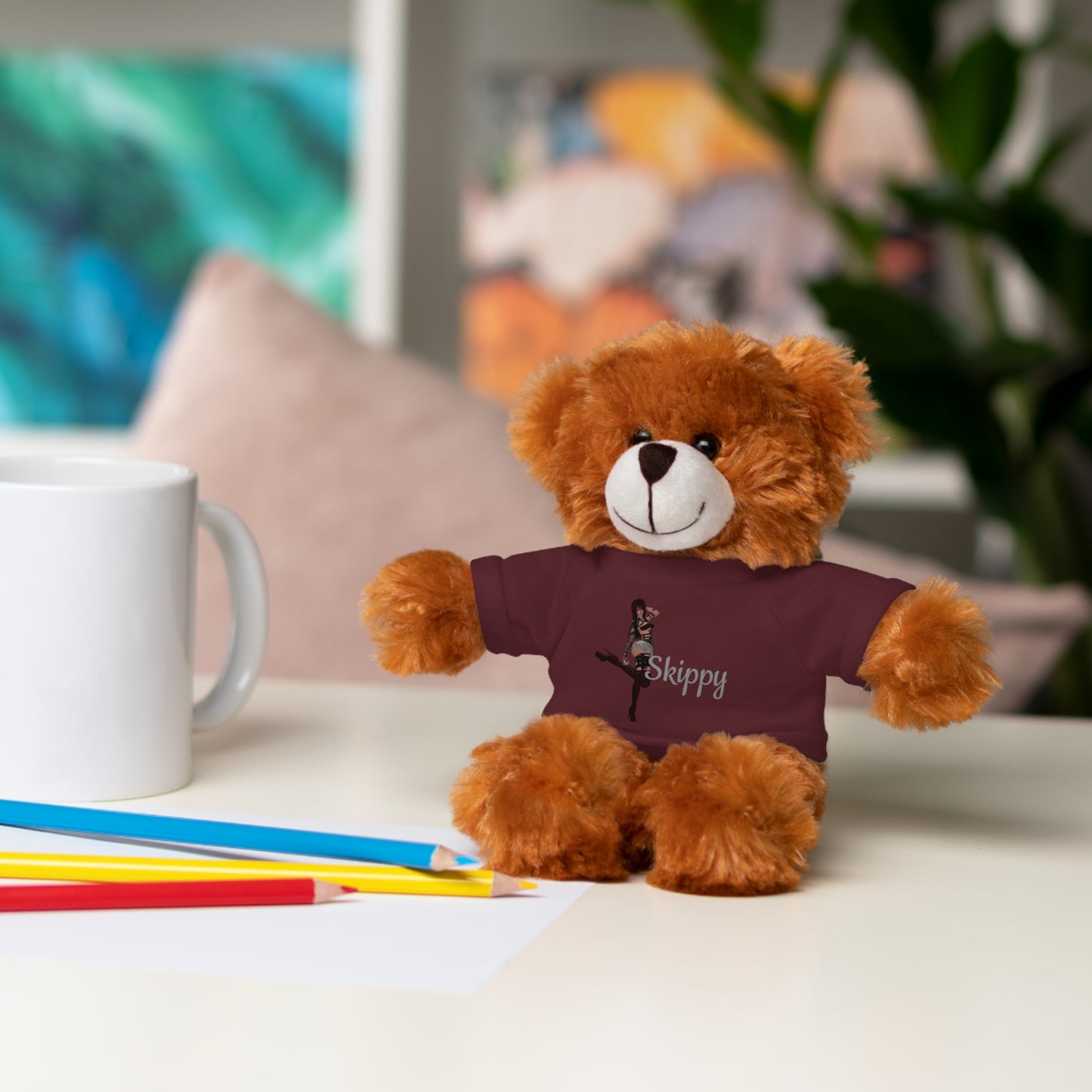 Skippy Dancing Bear Stuffed Animal with Tee