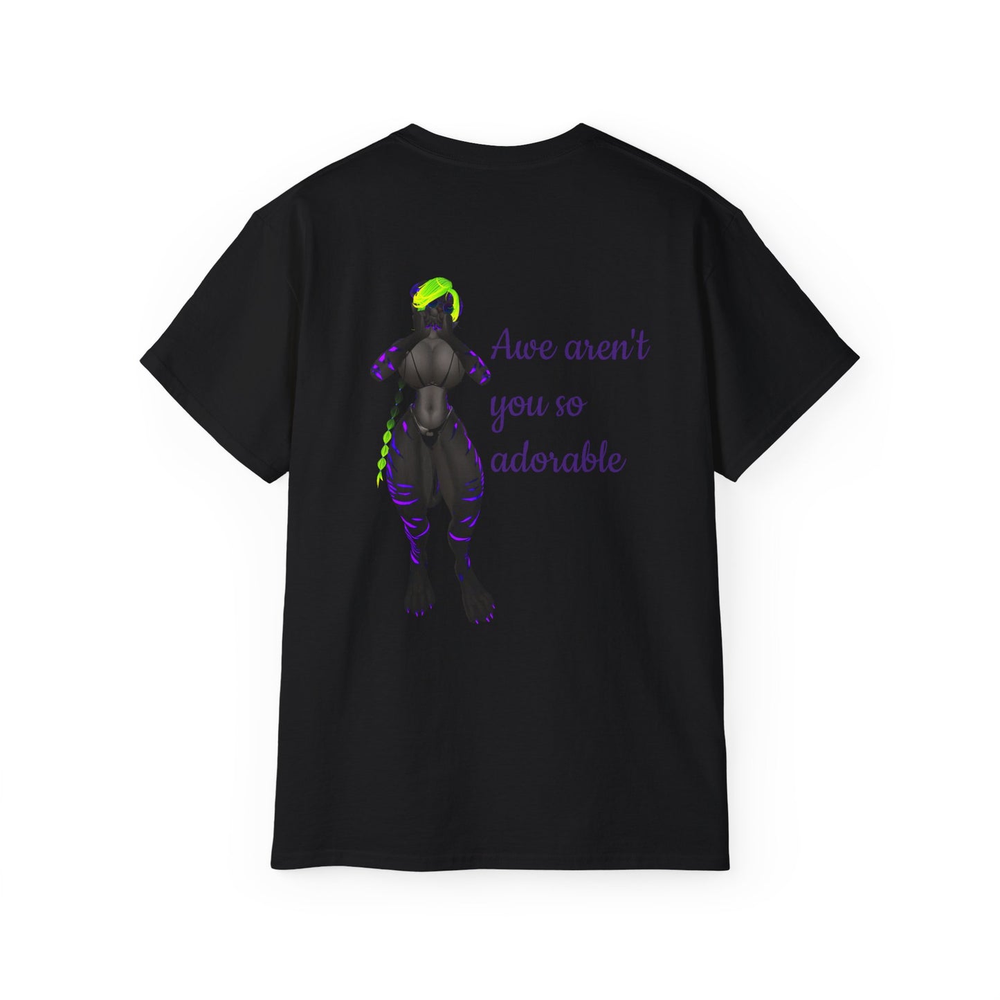 Aesthetic Cat-Themed Unisex Ultra Cotton Tee - Aerith Graphic Shirt