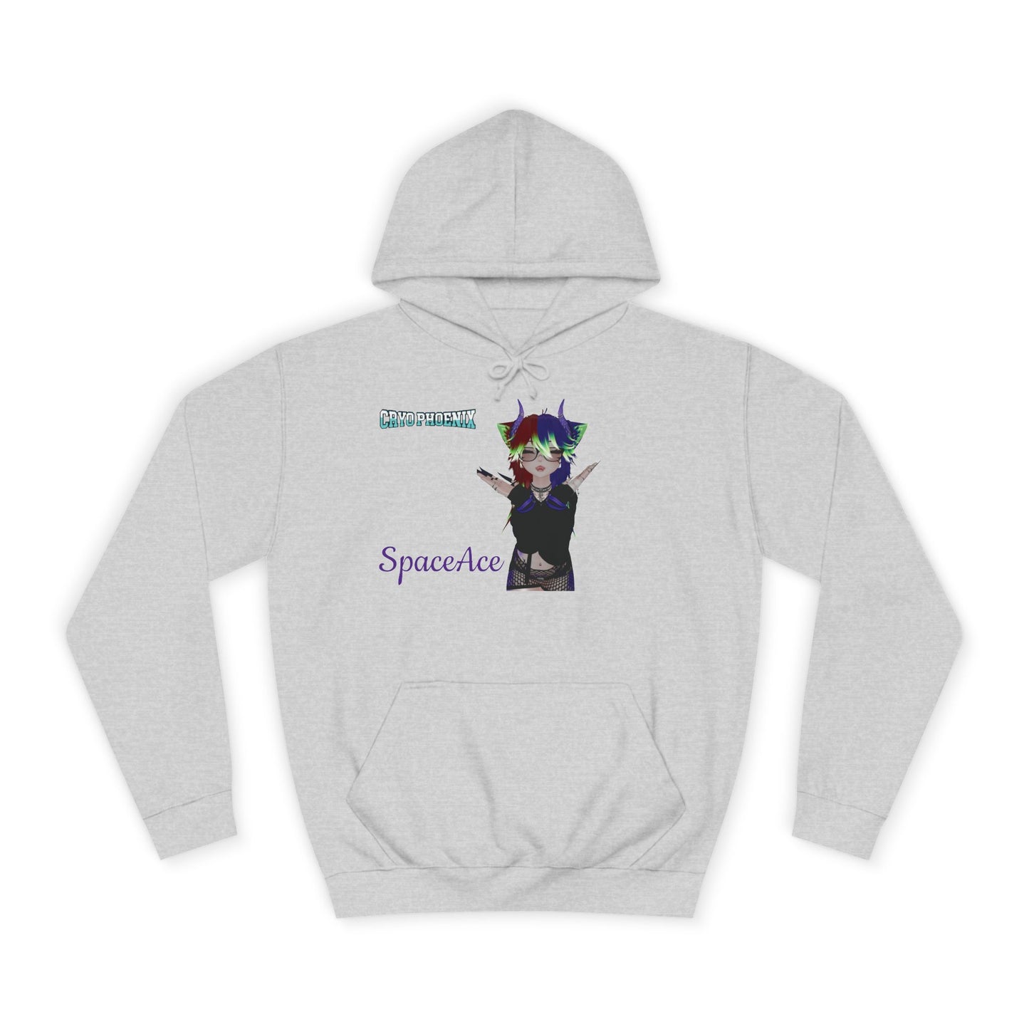 Unisex College Hoodie | SpaceAce & It's Taco Time Design