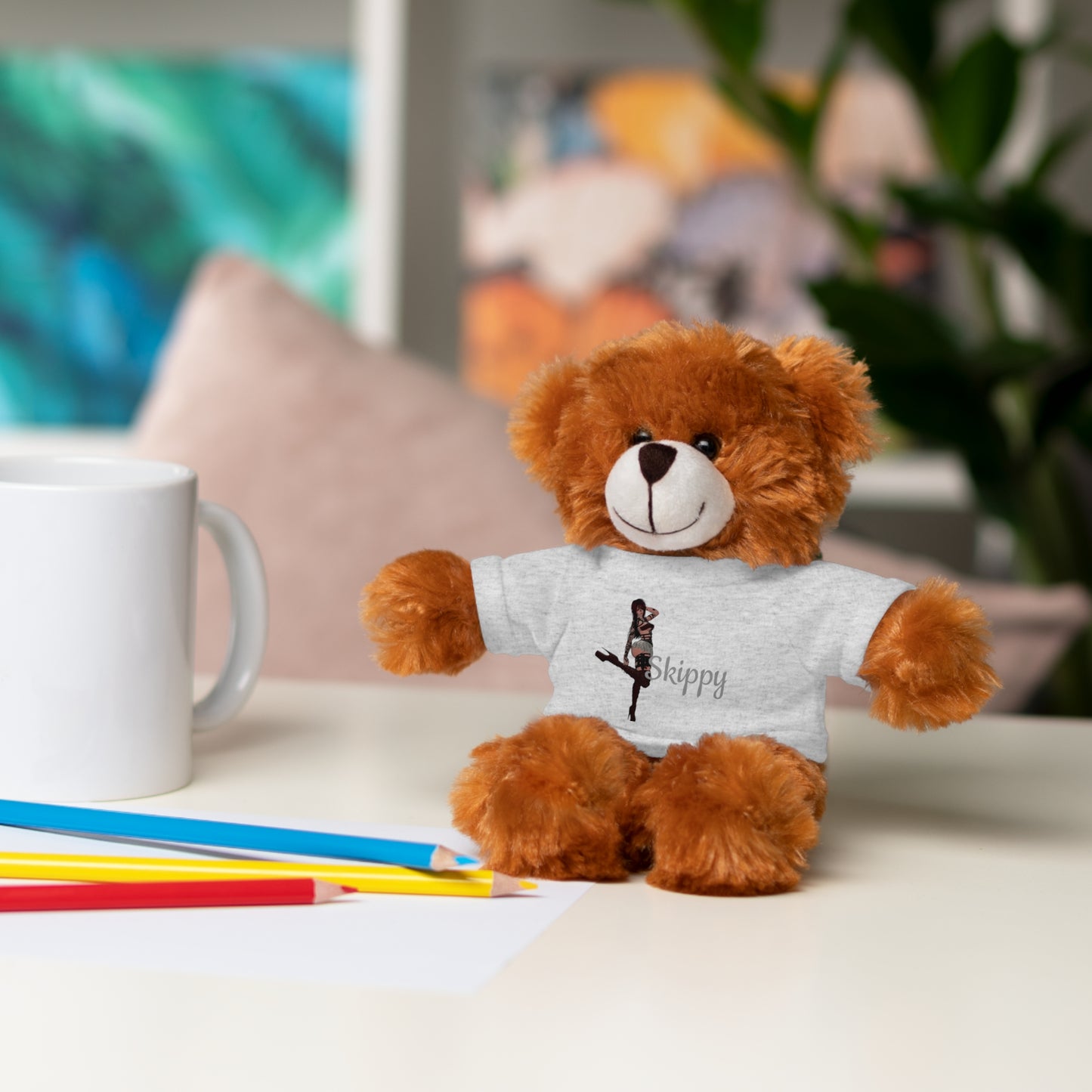 Skippy Dancing Bear Stuffed Animal with Tee