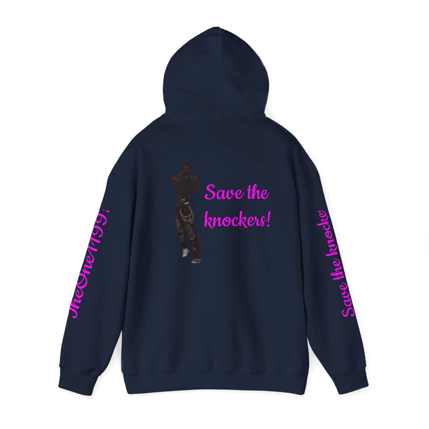 Unisex Heavy Blend™ Hooded Sweatshirt - Save the Knockers Graphic Hoodie