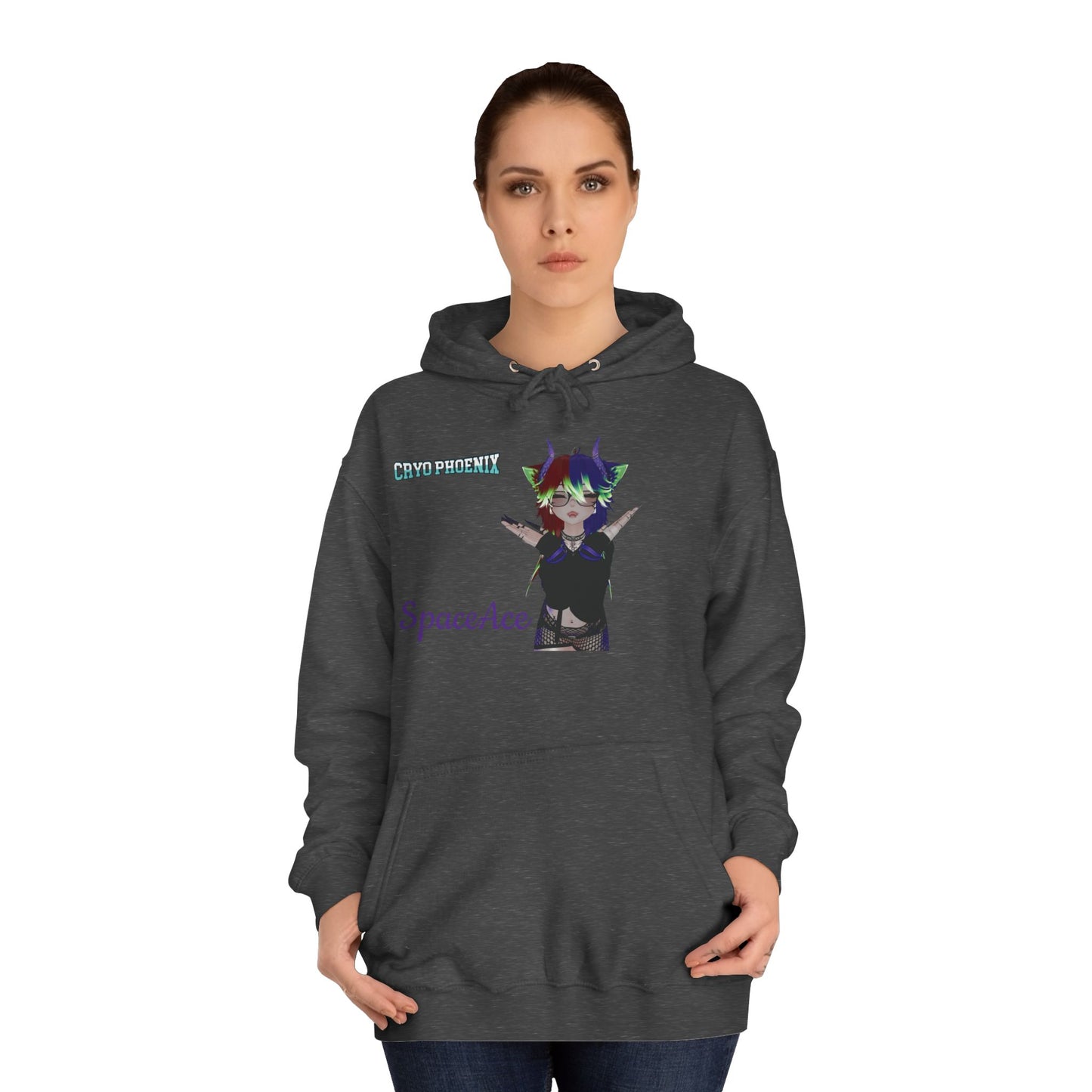 Unisex College Hoodie | SpaceAce & It's Taco Time Design